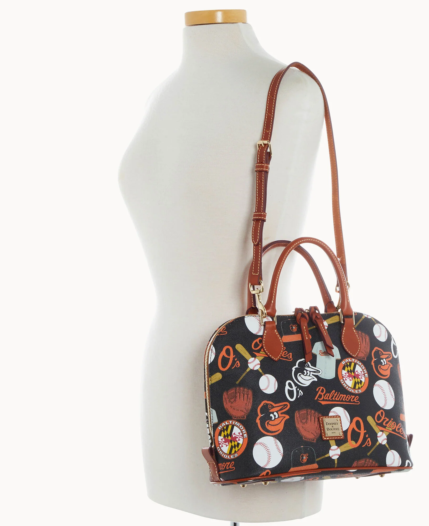 MLB Orioles Zip Zip Satchel - Image 4