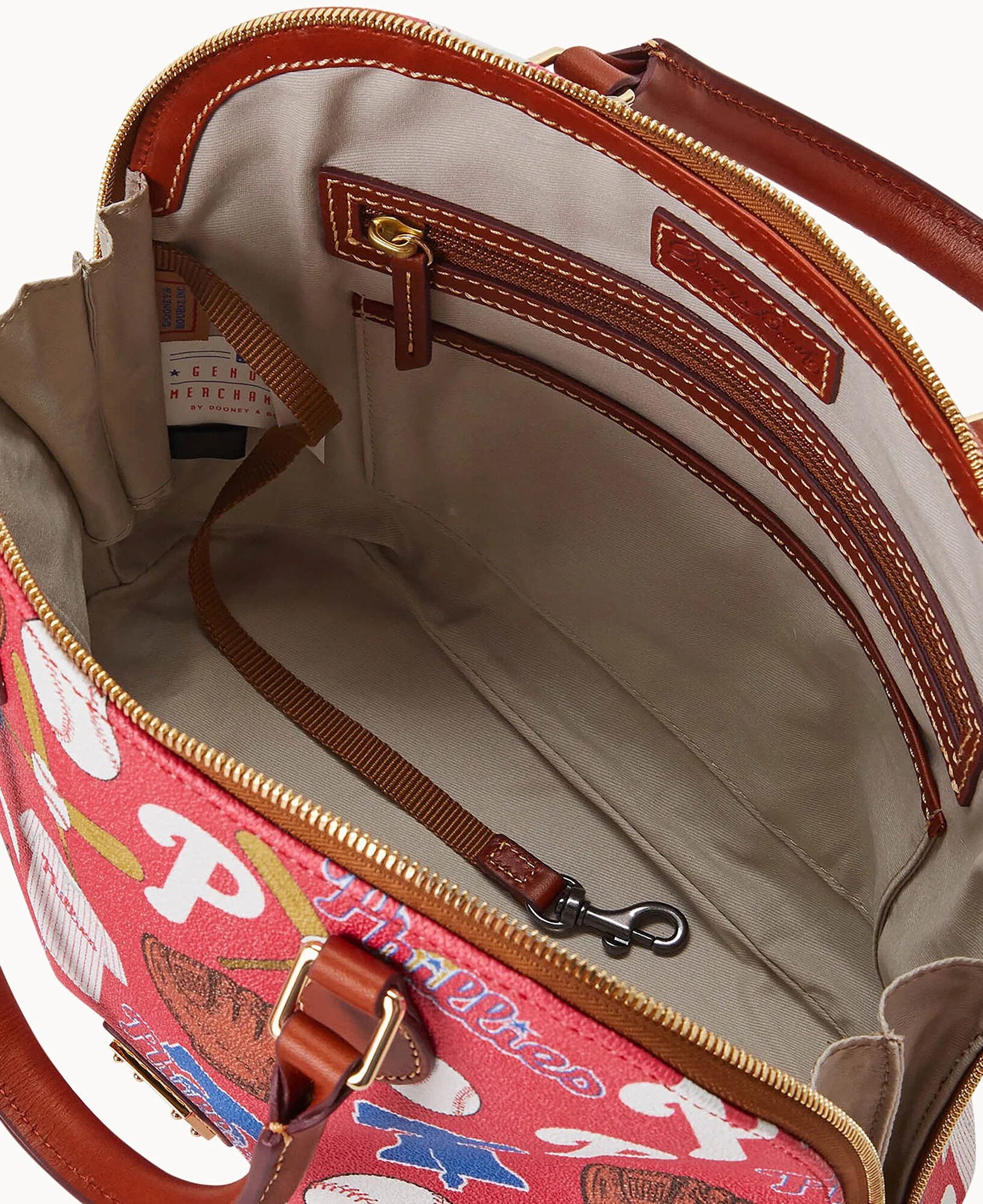 MLB Phillies Zip Zip Satchel - Image 3