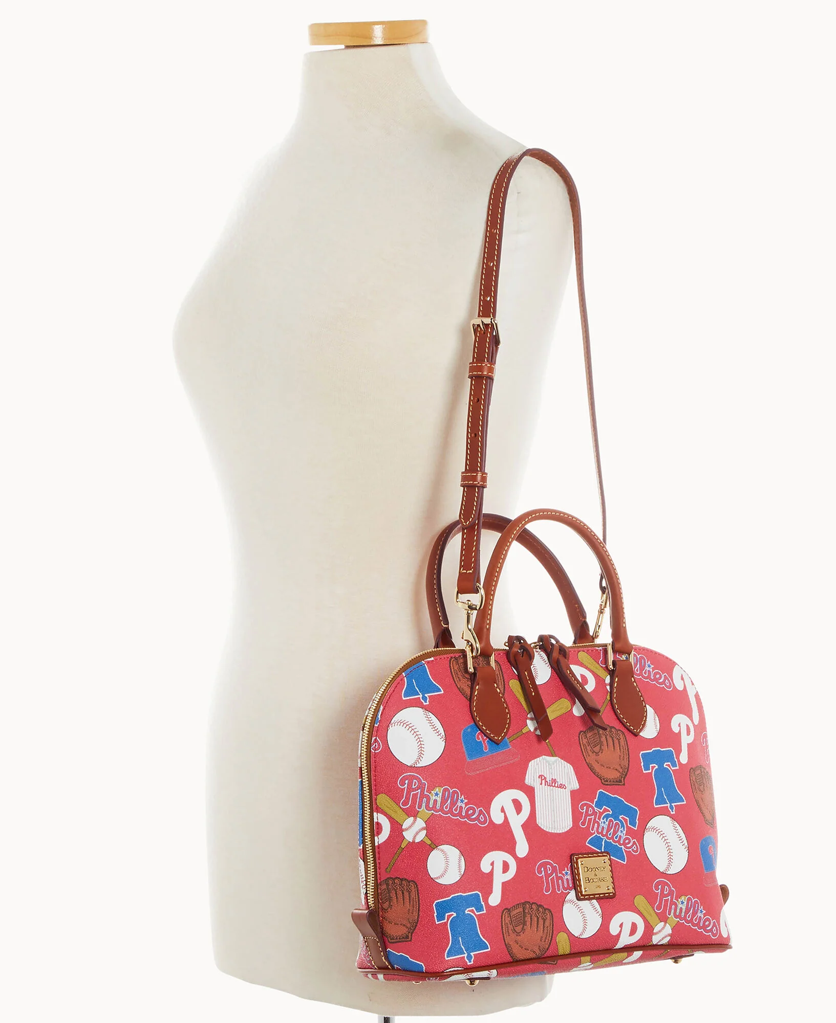 MLB Phillies Zip Zip Satchel - Image 4