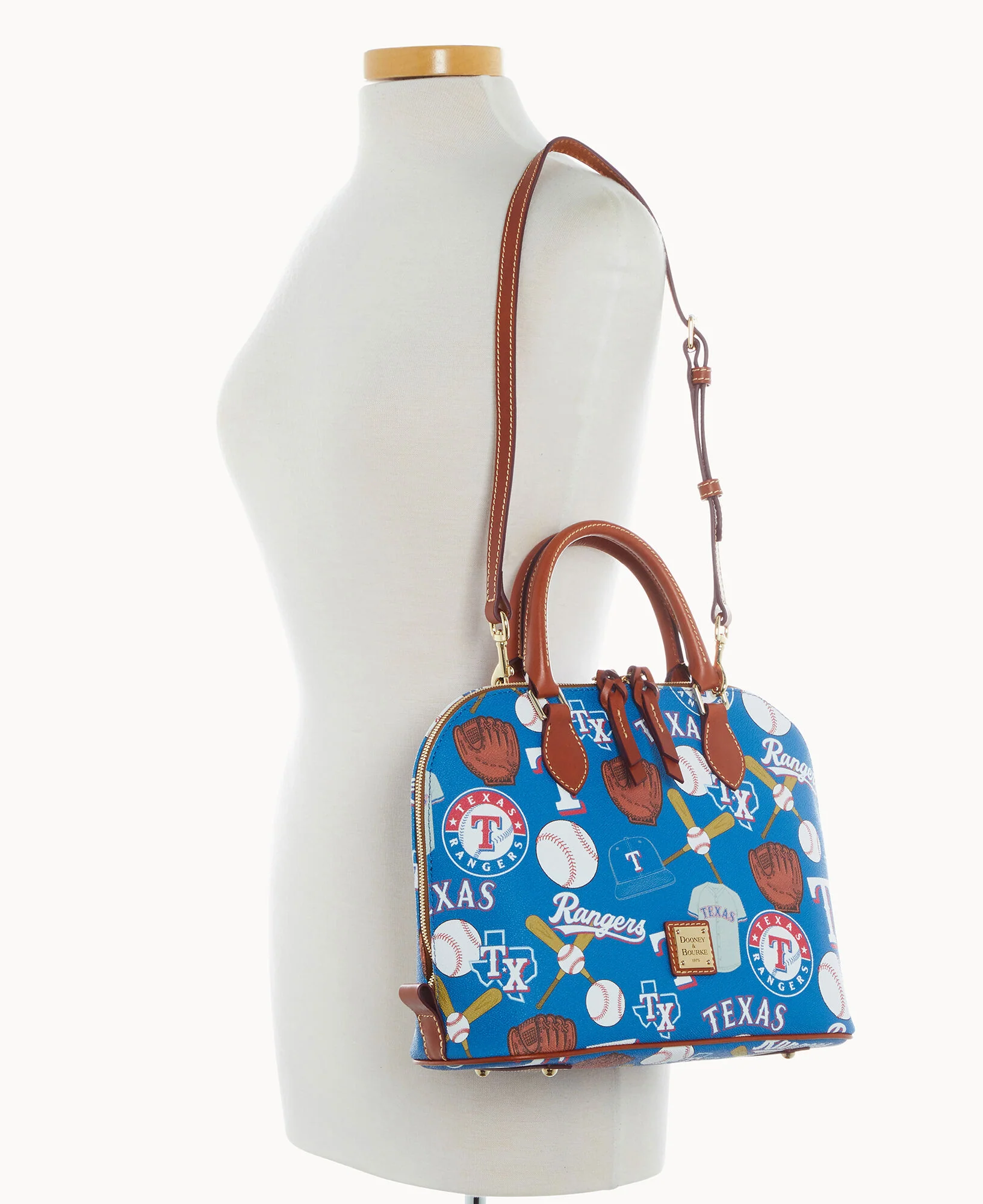 MLB Rangers Zip Zip Satchel - Image 4