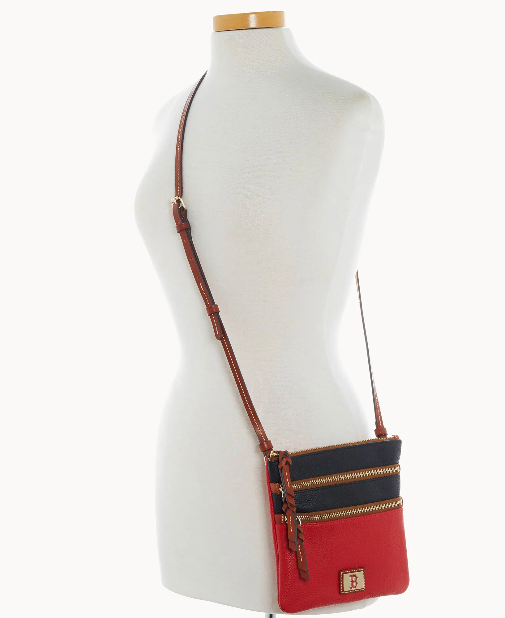 MLB Red Sox Triple Zip Crossbody - Image 5