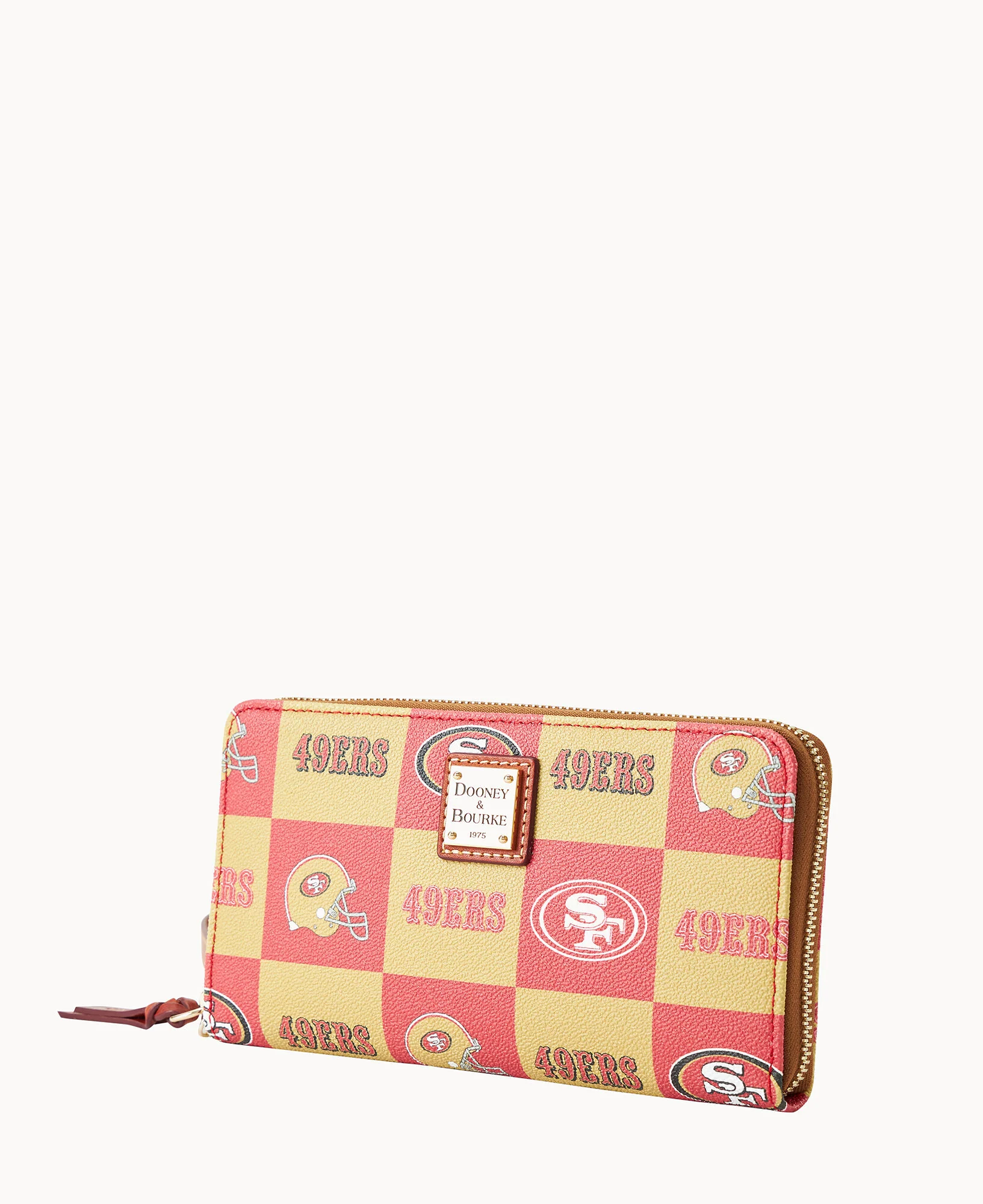 NFL 49ERS Large Zip Around Wristlet - Image 2