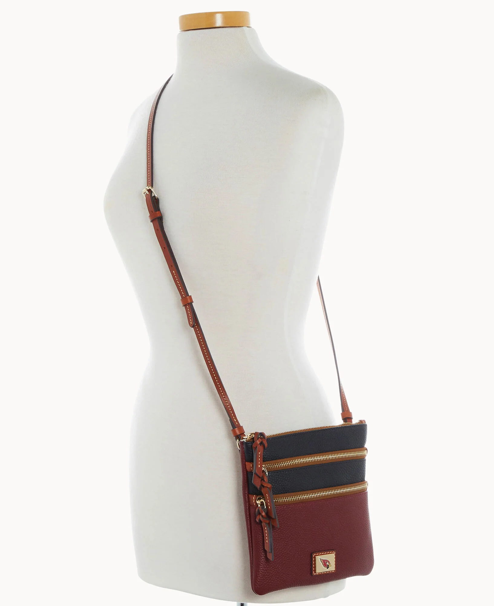 NFL AZ Cardinals Triple Zip Crossbody - Image 5