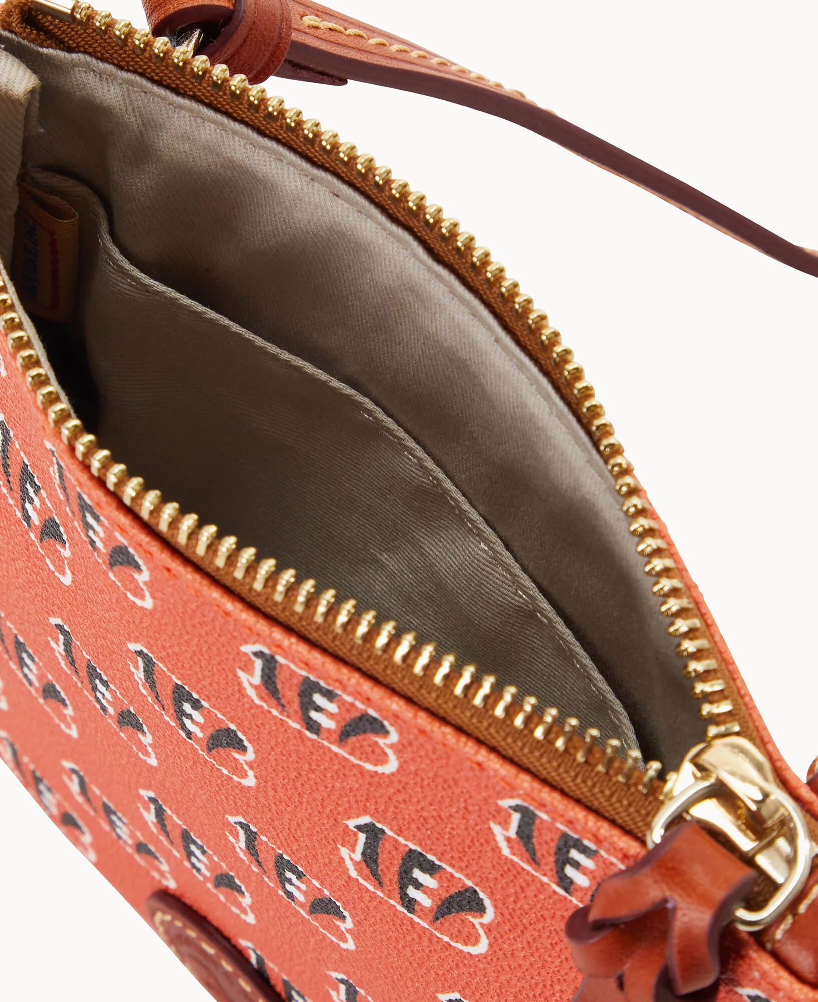NFL Bengals Small North South Top Zip Crossbody - Image 3