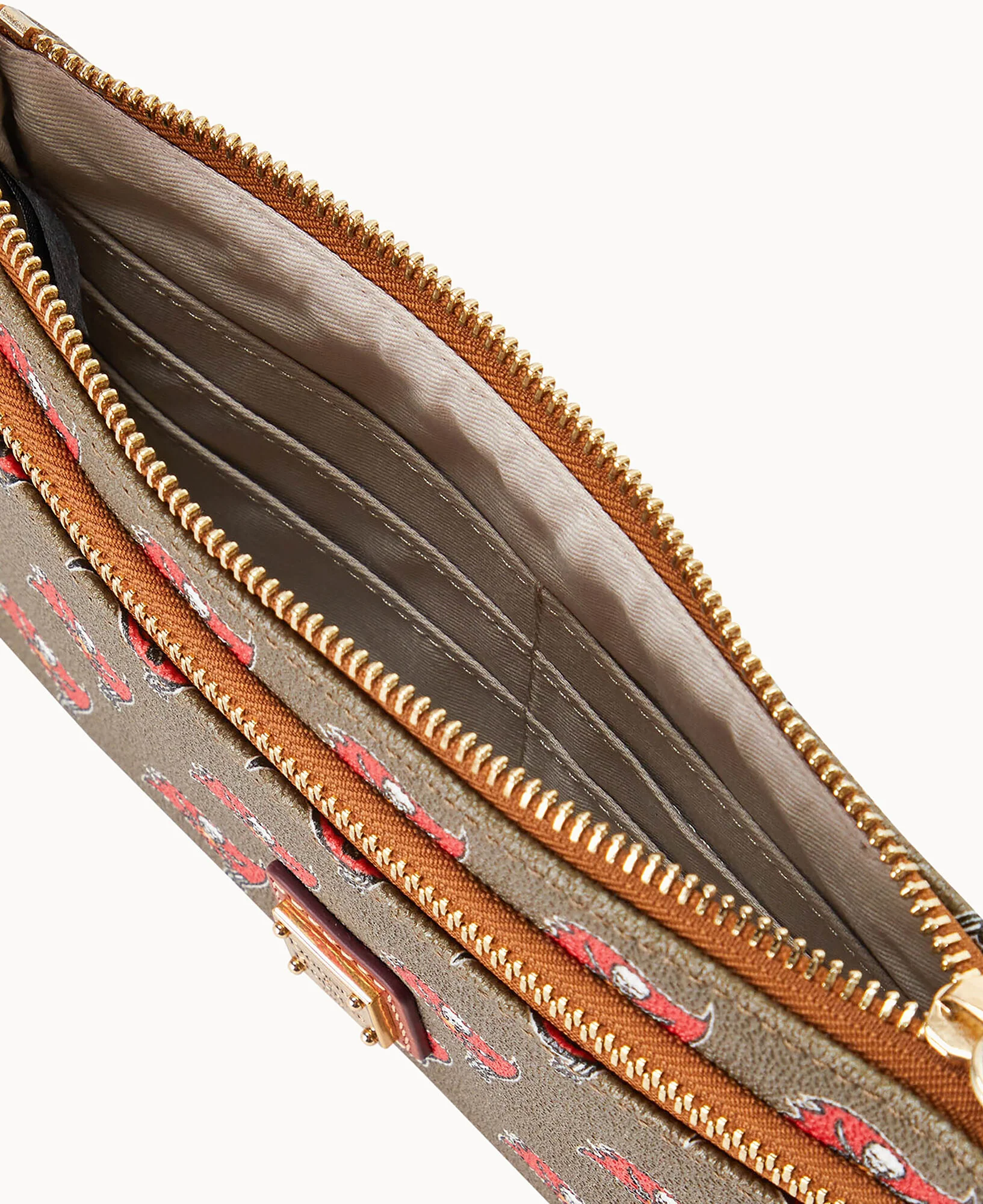 NFL Buccaneers Double Zip Wristlet - Image 3