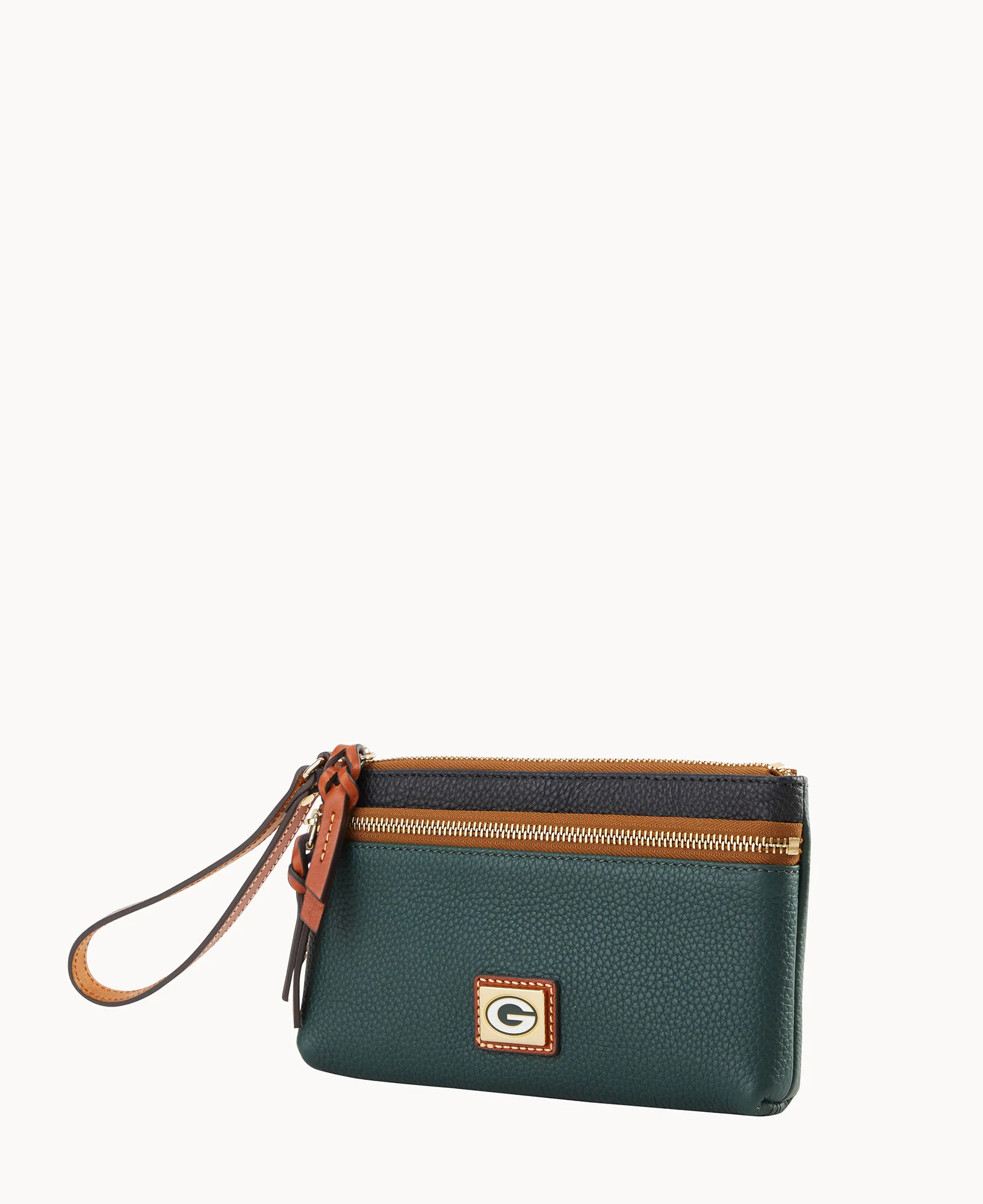 NFL Packers Double Zip Wristlet - Image 2