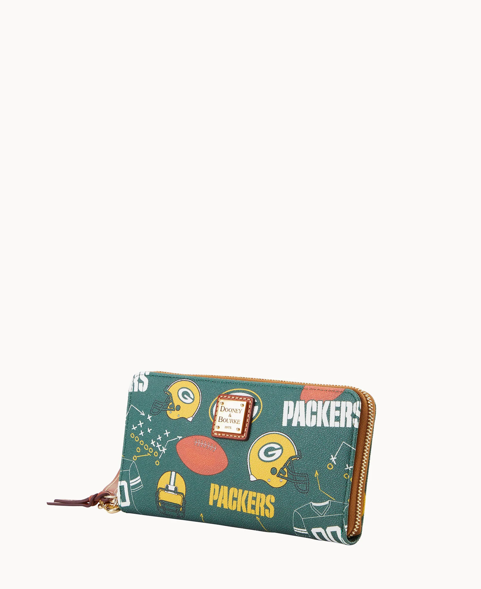 NFL Packers Large Zip Around Wristlet - Image 2