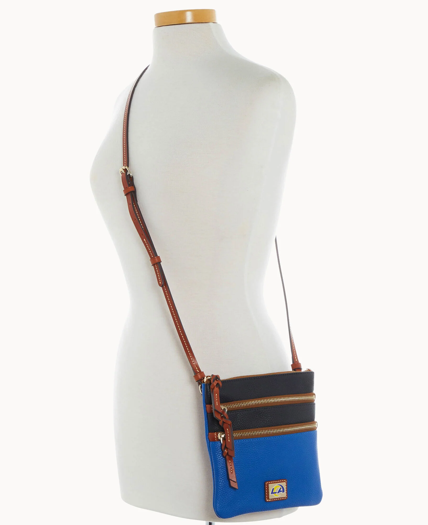 NFL Rams Triple Zip Crossbody - Image 5