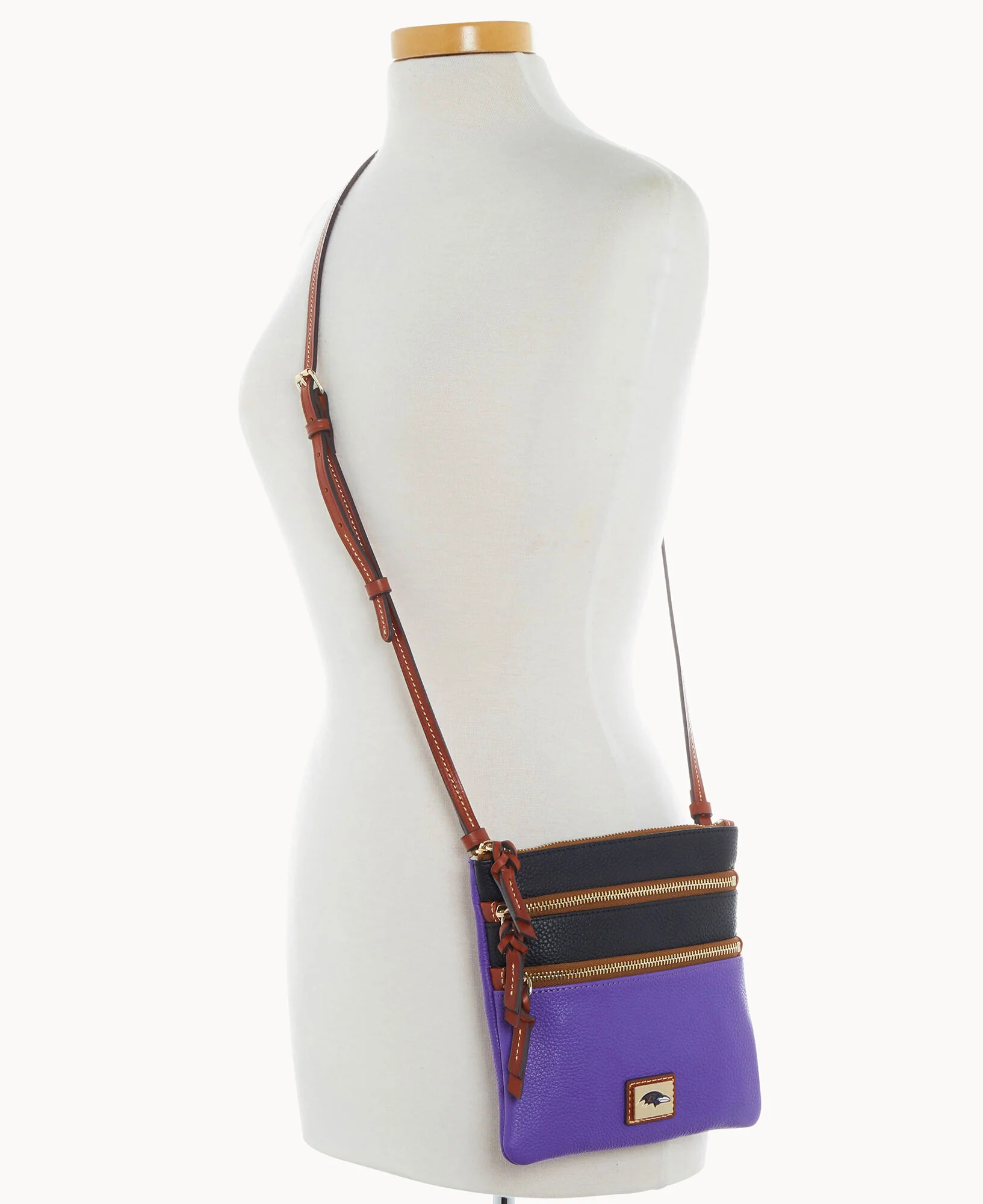 NFL Ravens Triple Zip Crossbody - Image 5