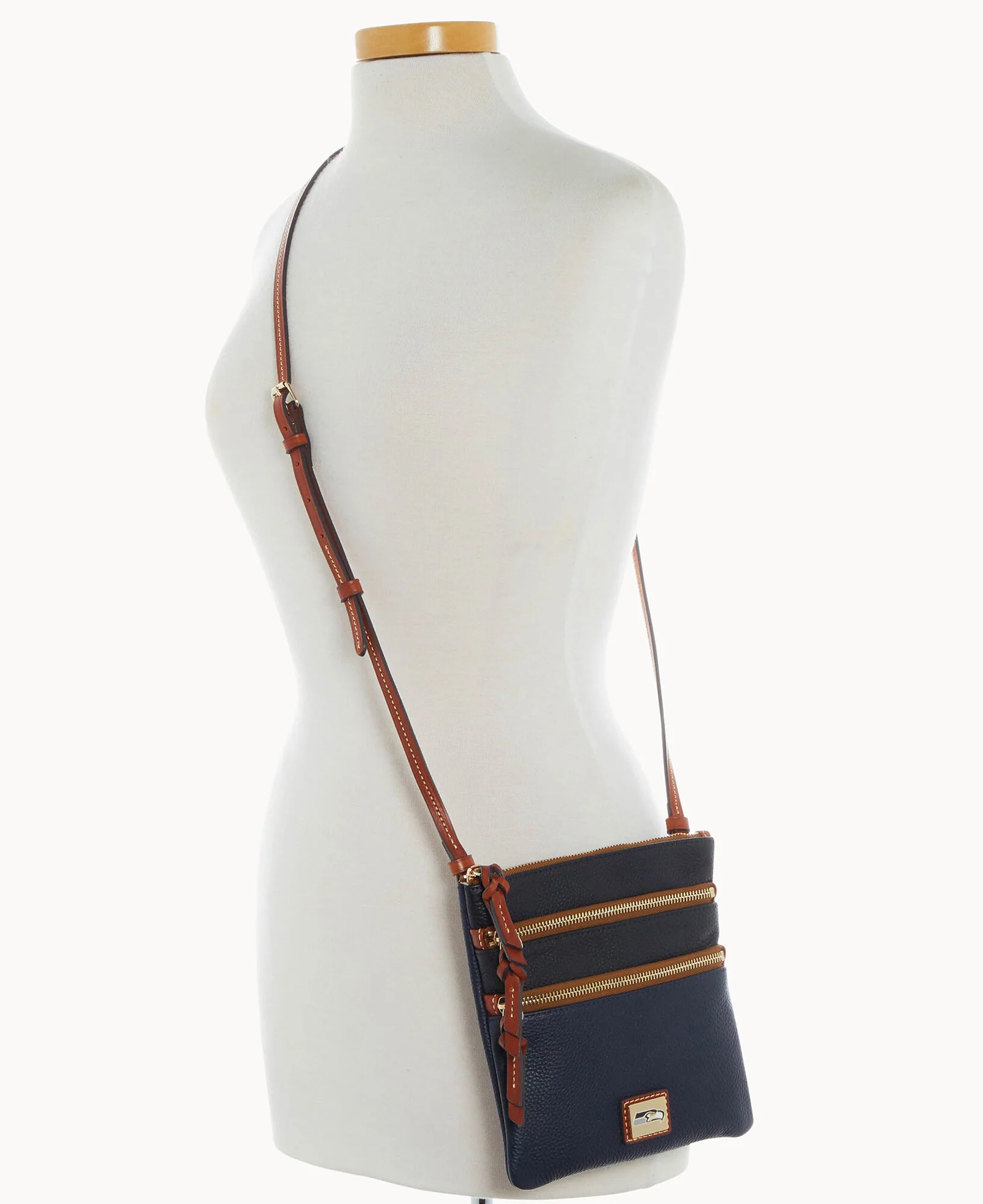 NFL Seahawks Triple Zip Crossbody - Image 5