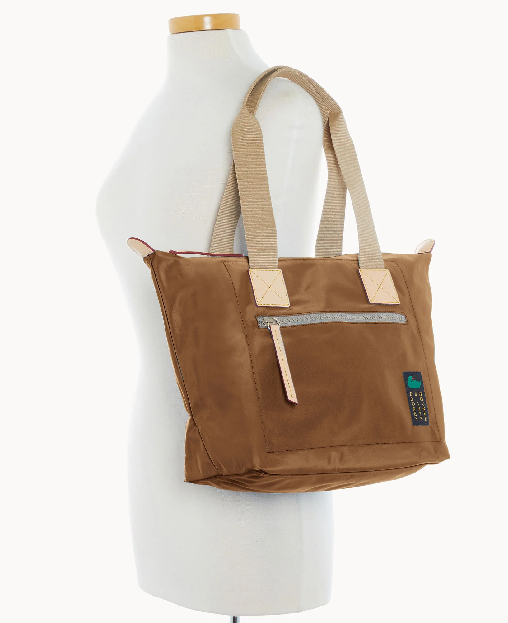 Nylon Front Zip Tote - Image 100