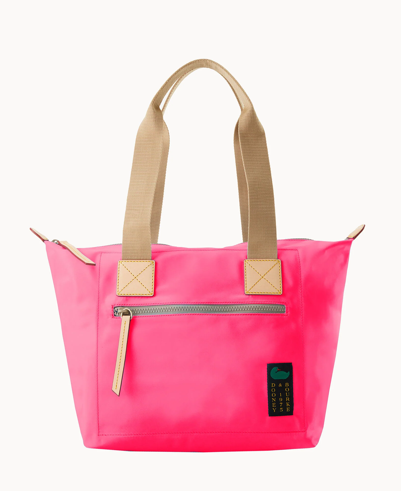 Nylon Front Zip Tote - Image 116