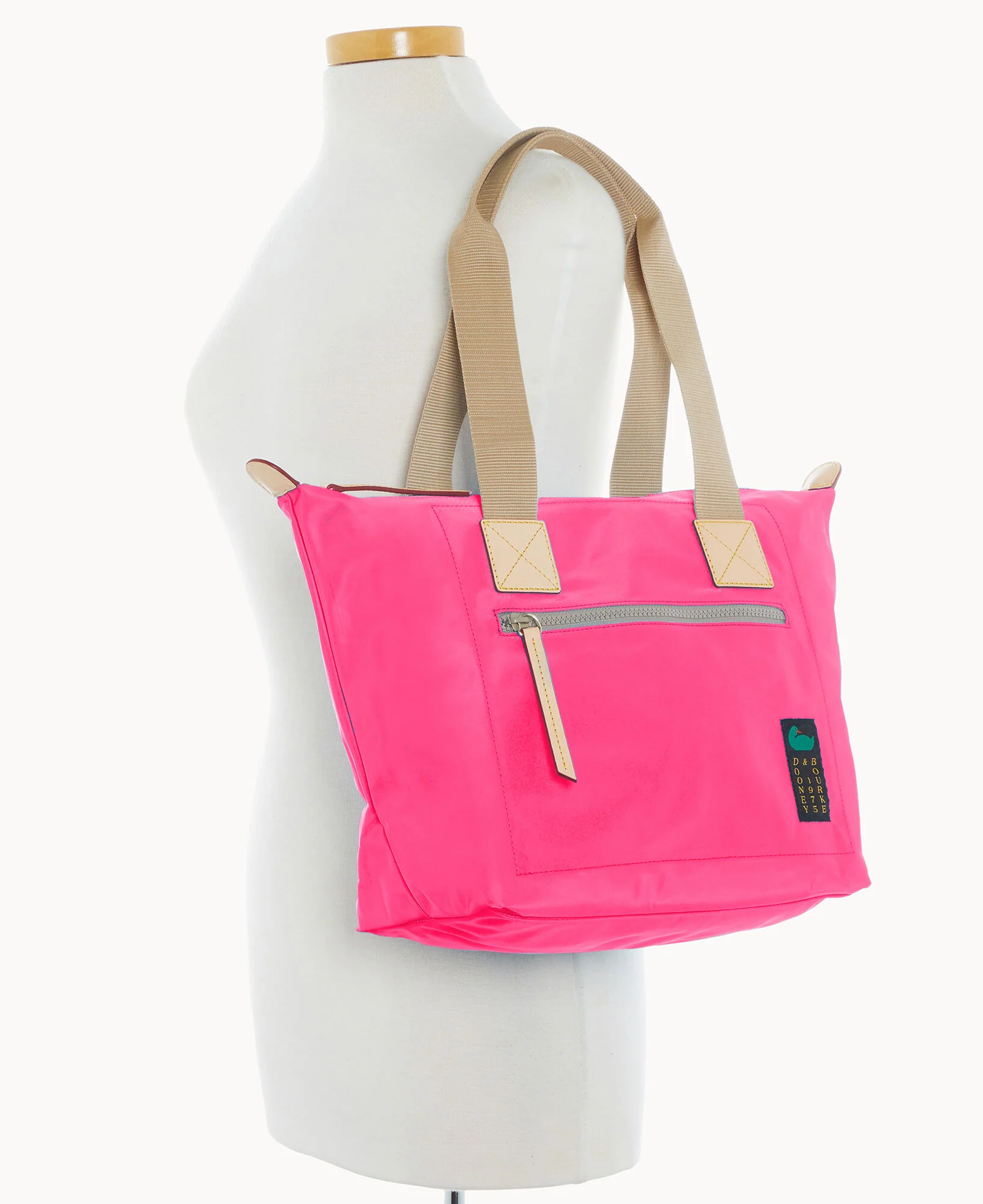 Nylon Front Zip Tote - Image 120