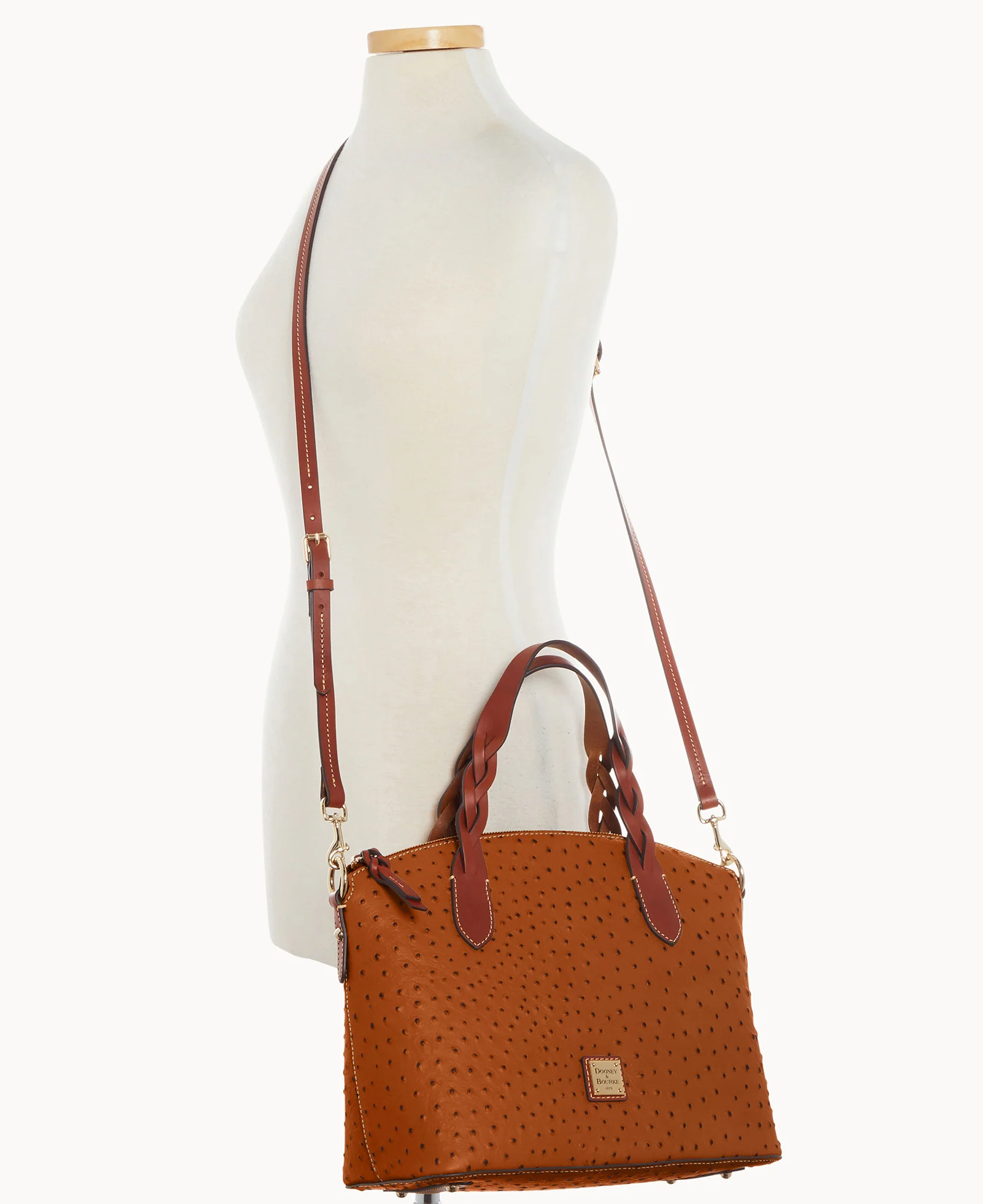 Ostrich Celeste Satchel - Image 8