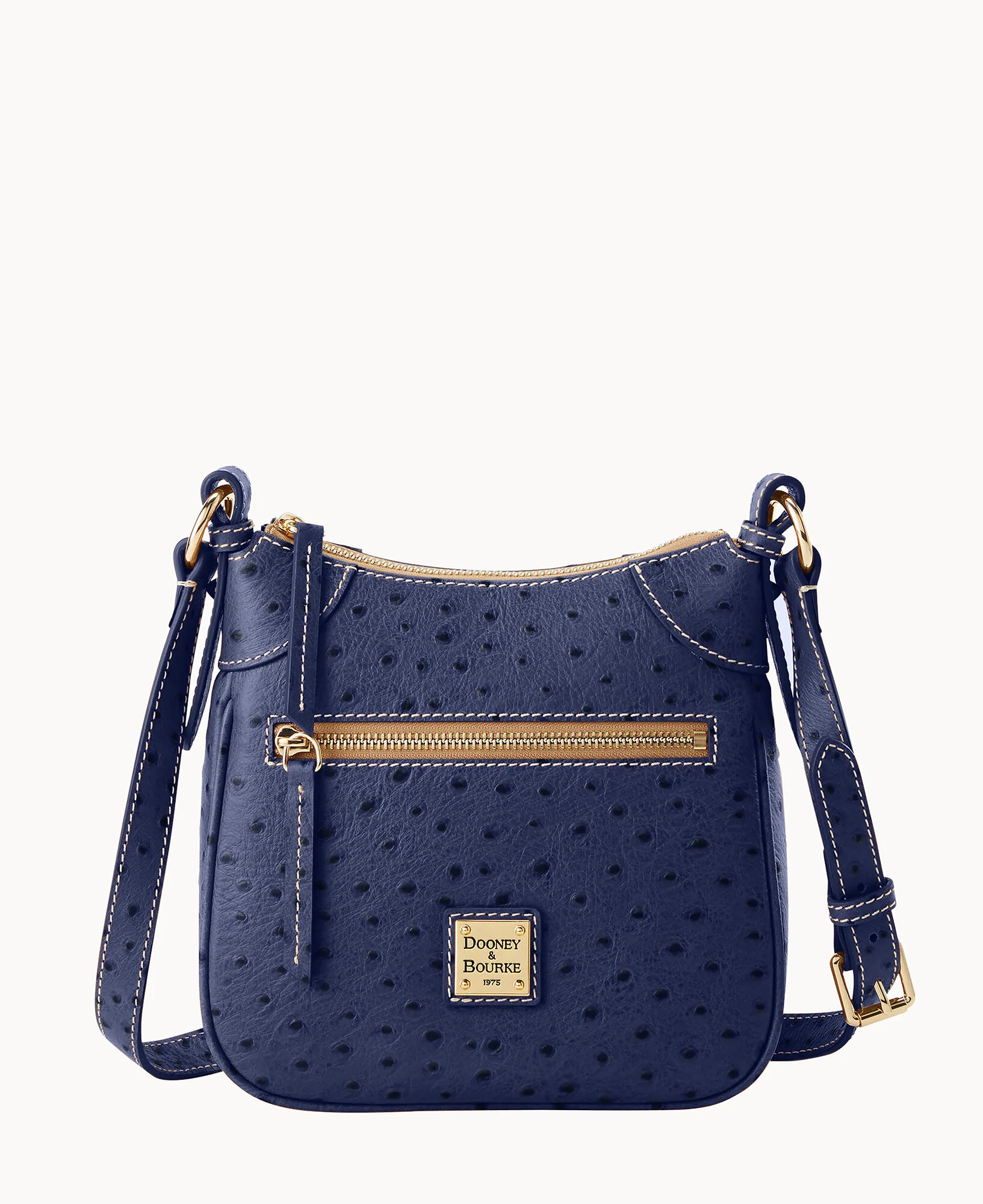 Ostrich Front Zip Crossbody - Image 29