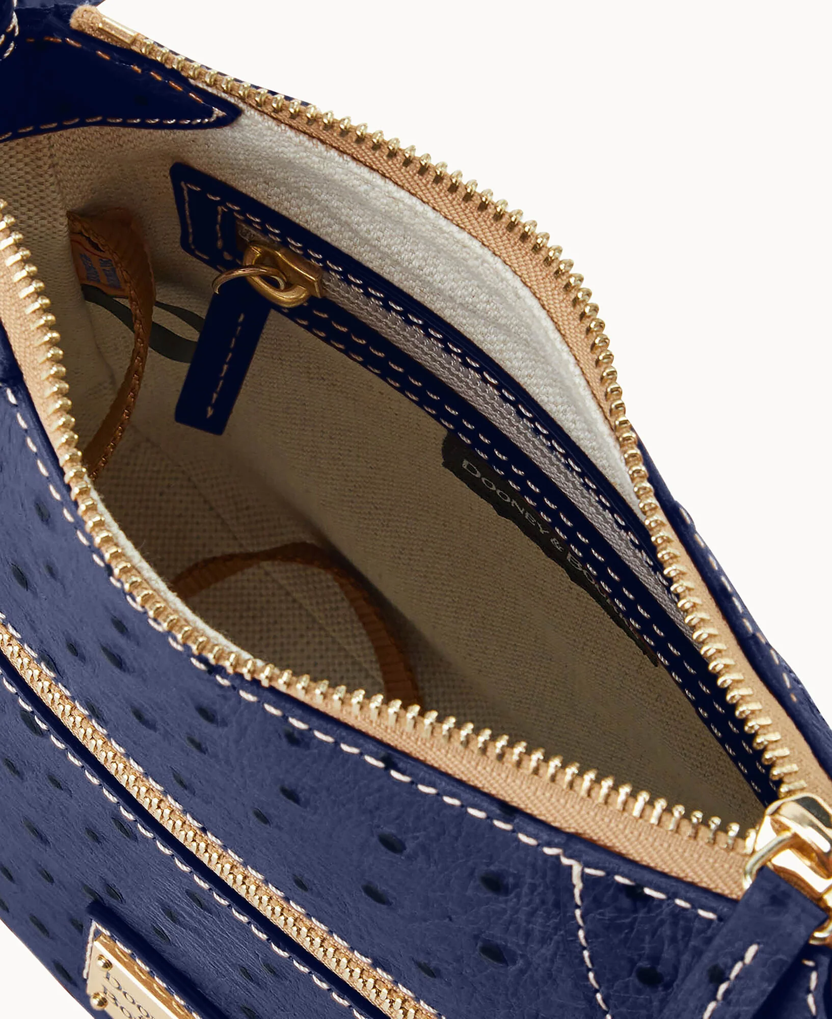 Ostrich Front Zip Crossbody - Image 31