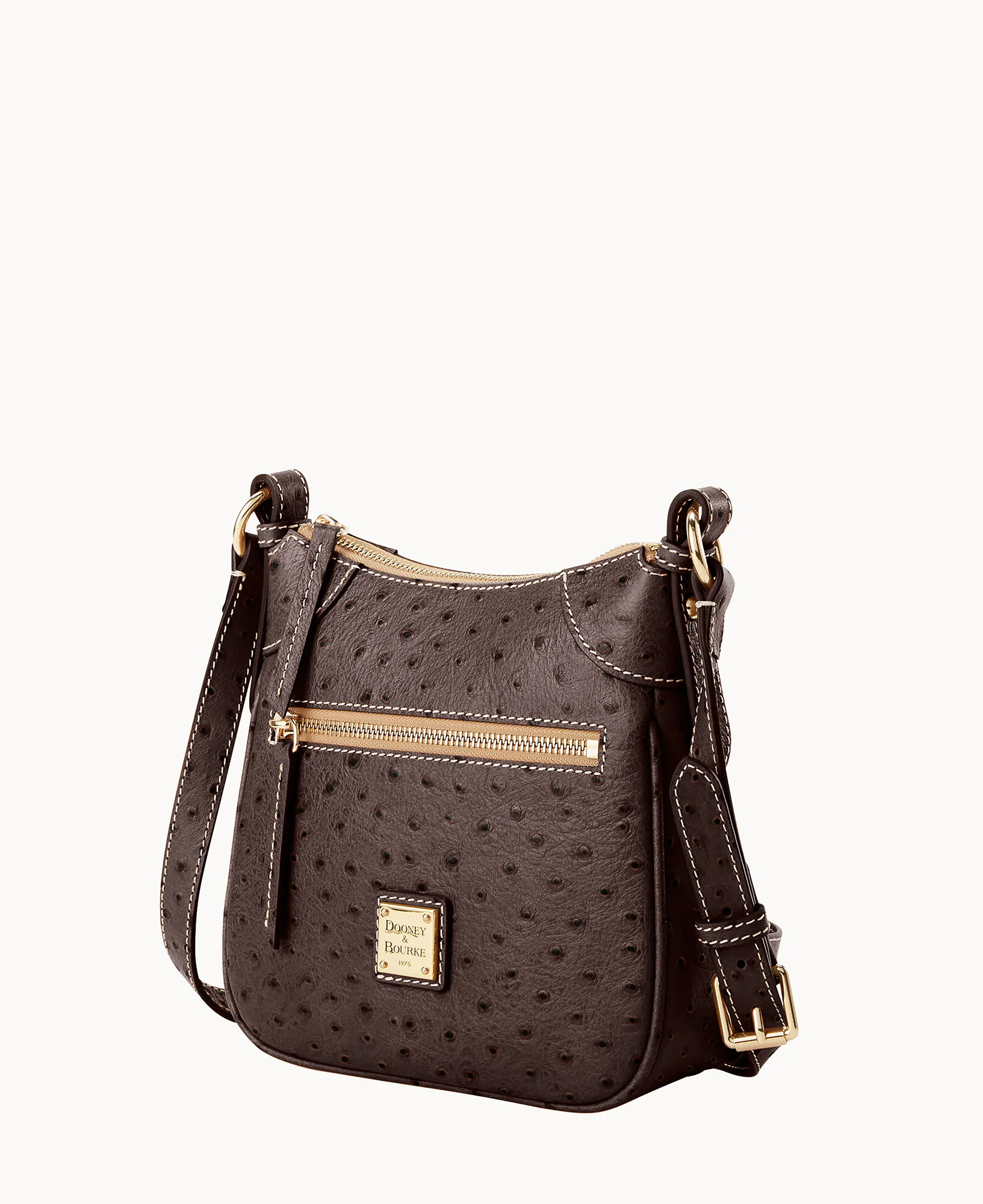 Ostrich Front Zip Crossbody - Image 38