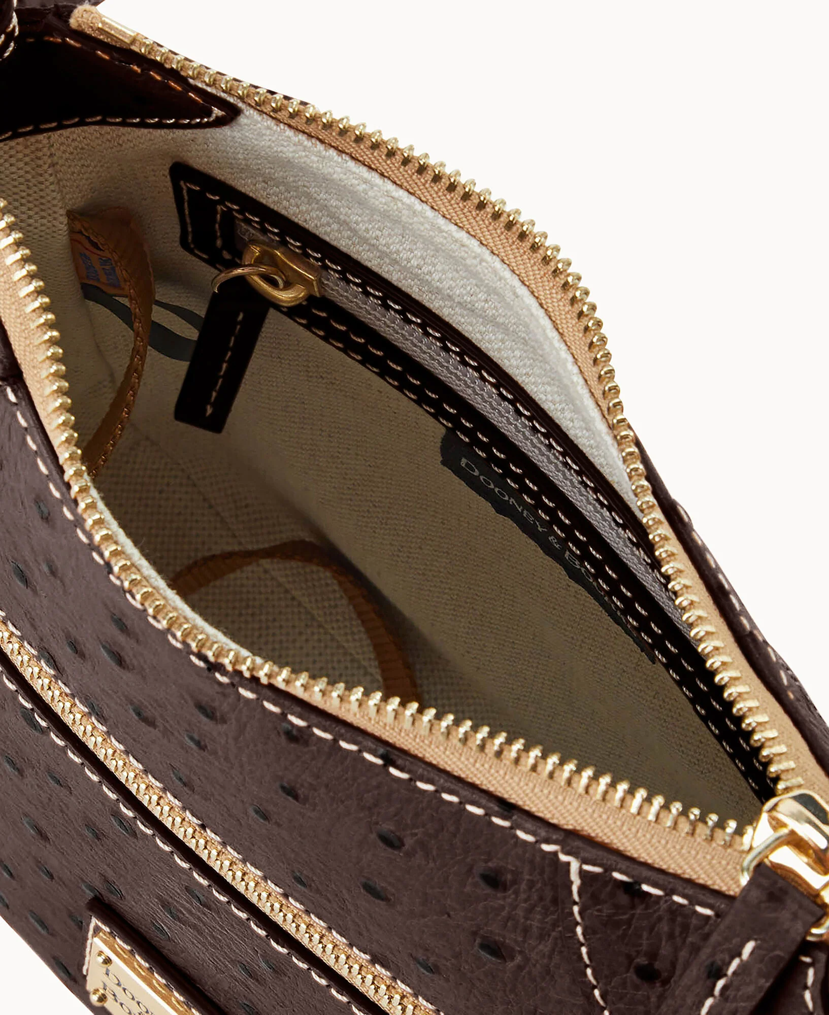 Ostrich Front Zip Crossbody - Image 39