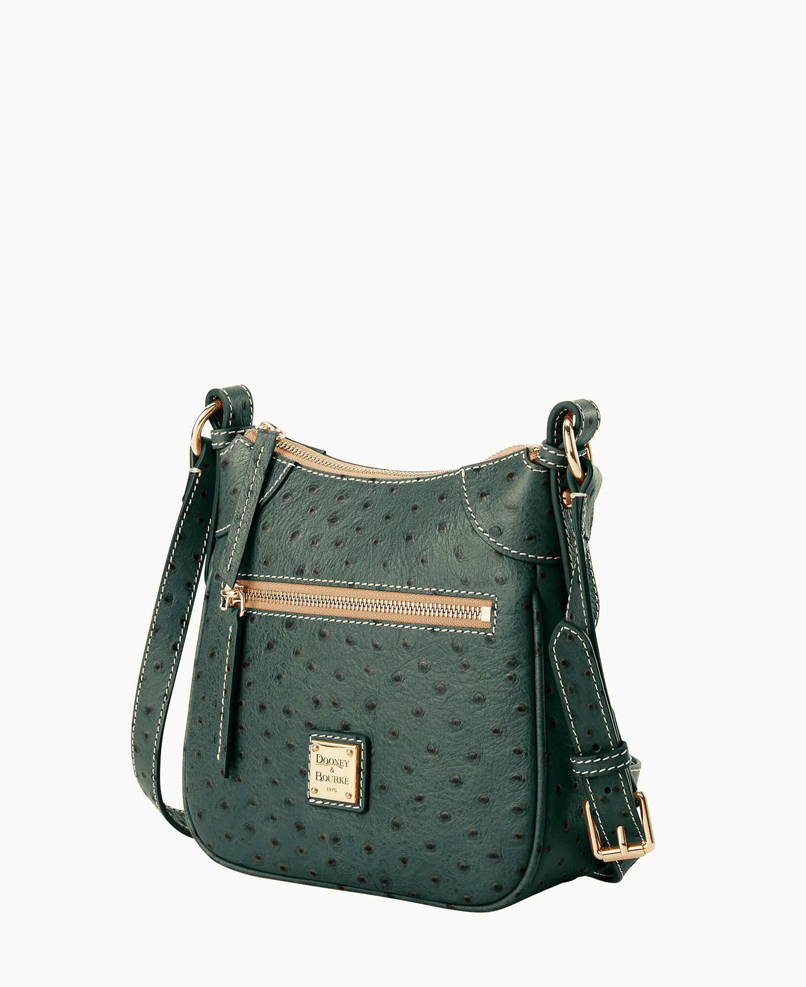 Ostrich Front Zip Crossbody - Image 42