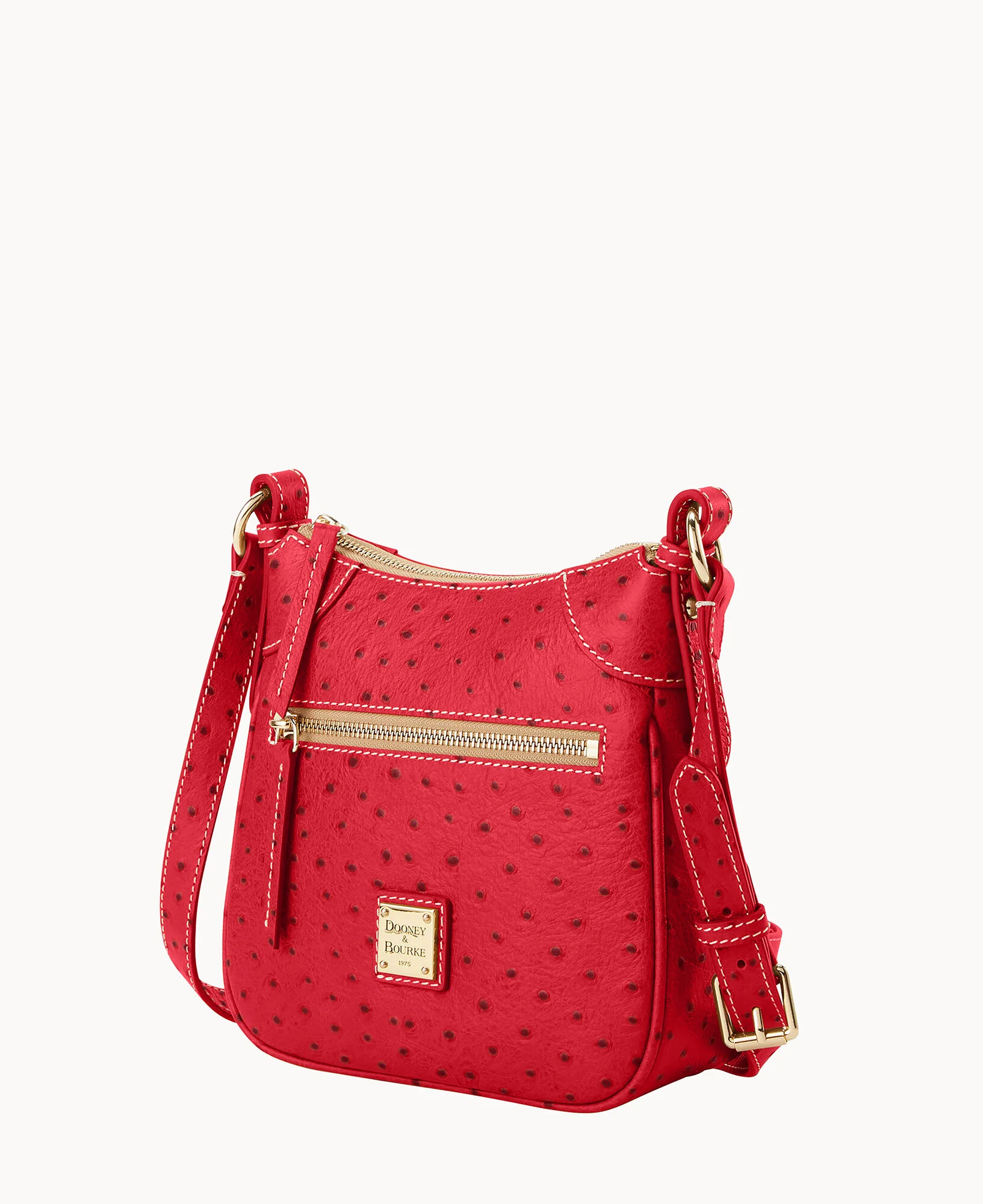 Ostrich Front Zip Crossbody - Image 50
