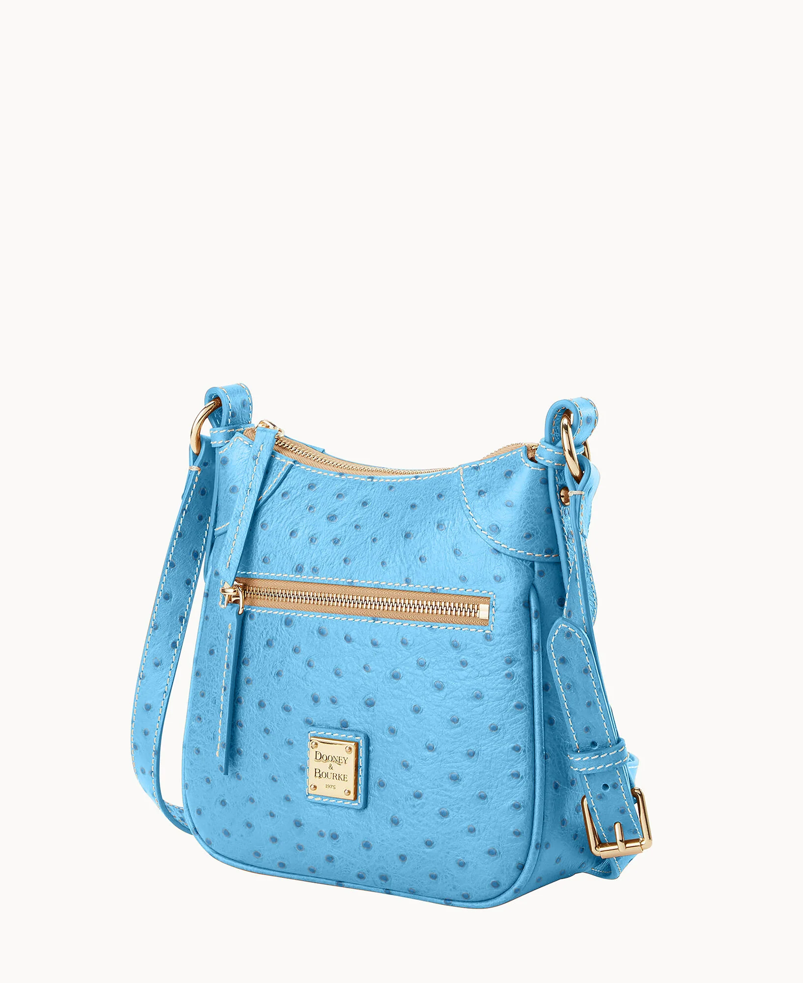 Ostrich Front Zip Crossbody - Image 54
