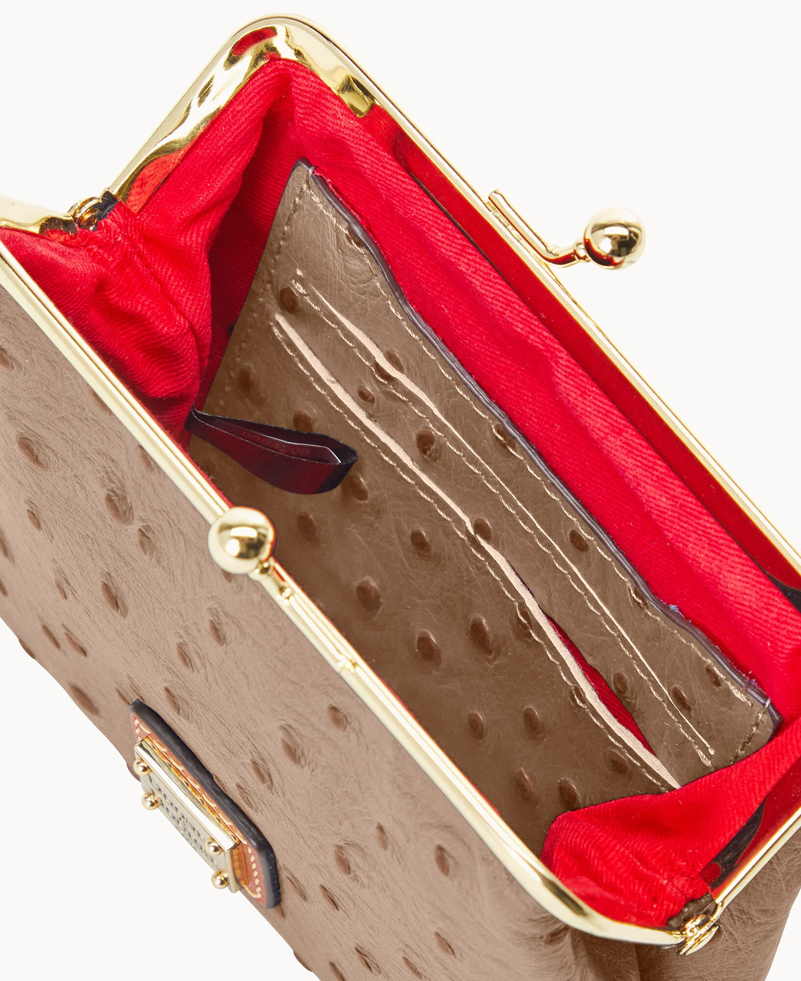 Ostrich Large Framed Purse - Image 56