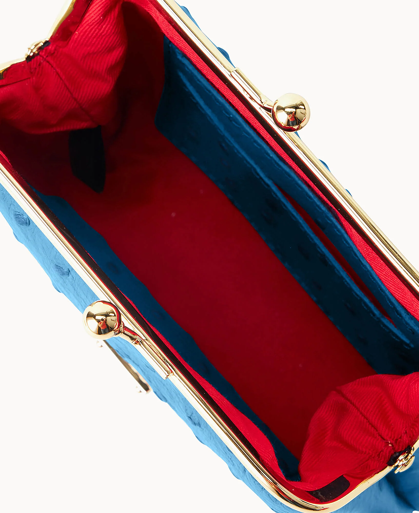 Ostrich Large Framed Purse - Image 59