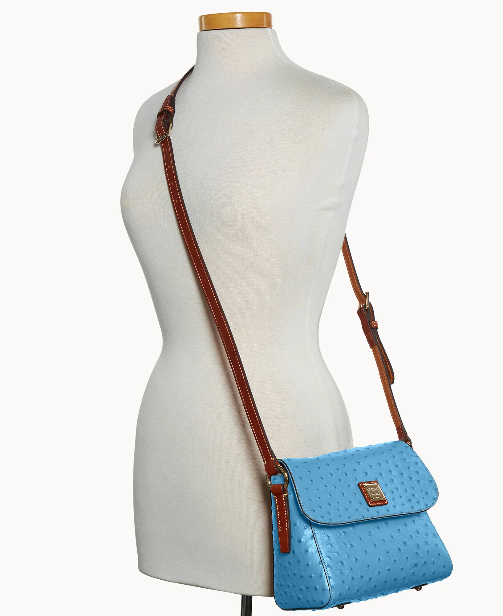 Ostrich Small Eliza Crossbody - Image 16