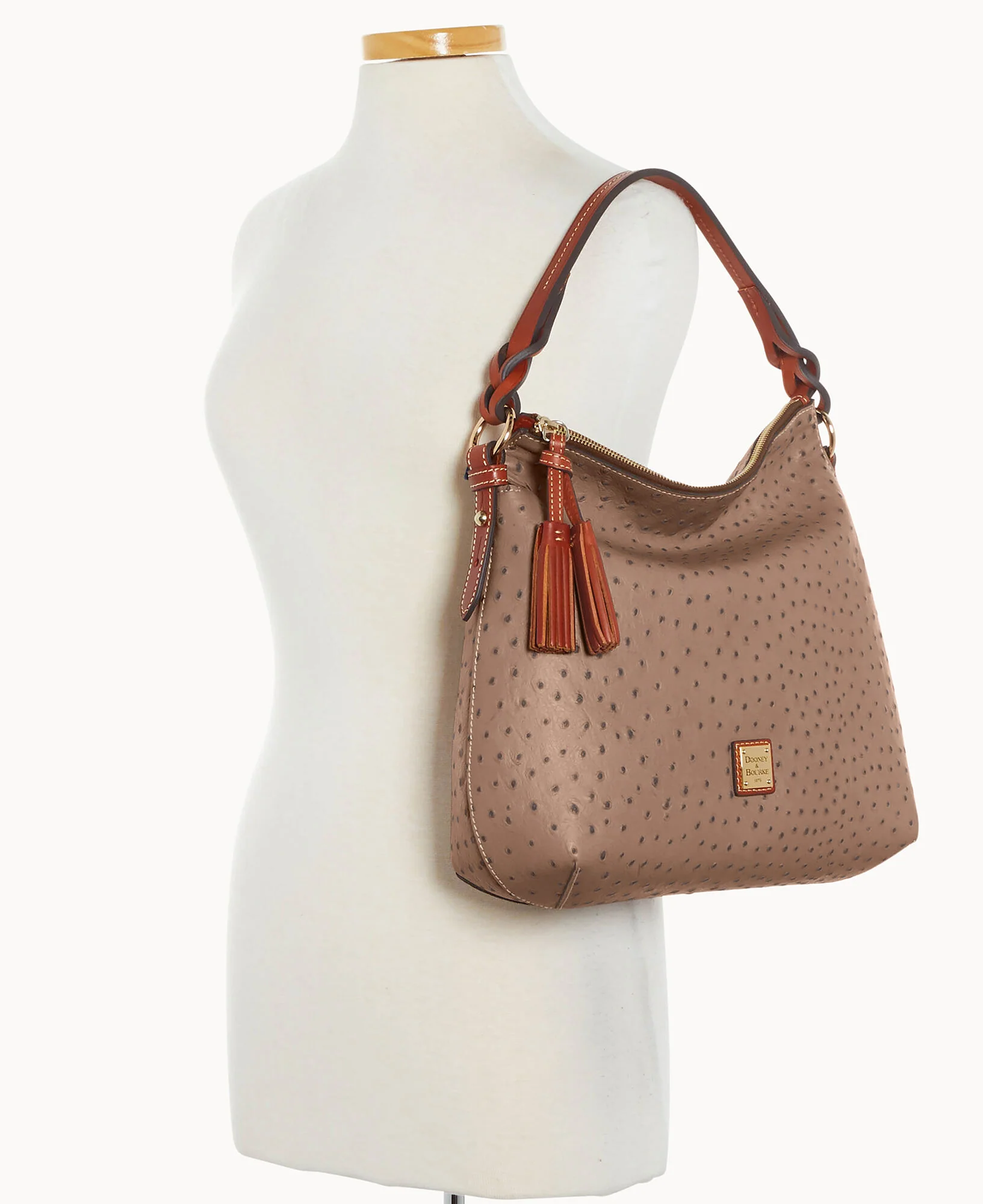Ostrich Twist Strap Hobo - Image 32