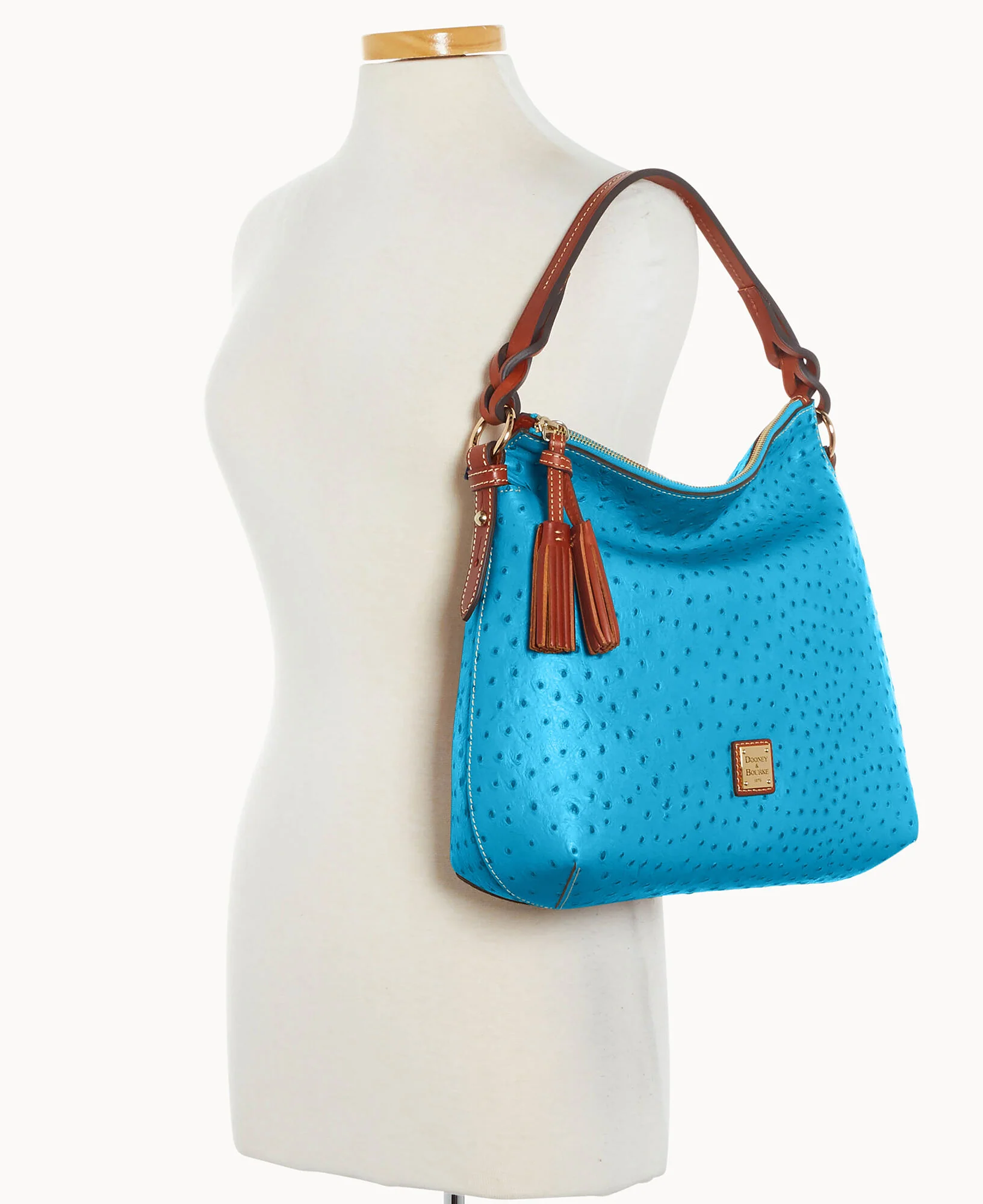 Ostrich Twist Strap Hobo - Image 52