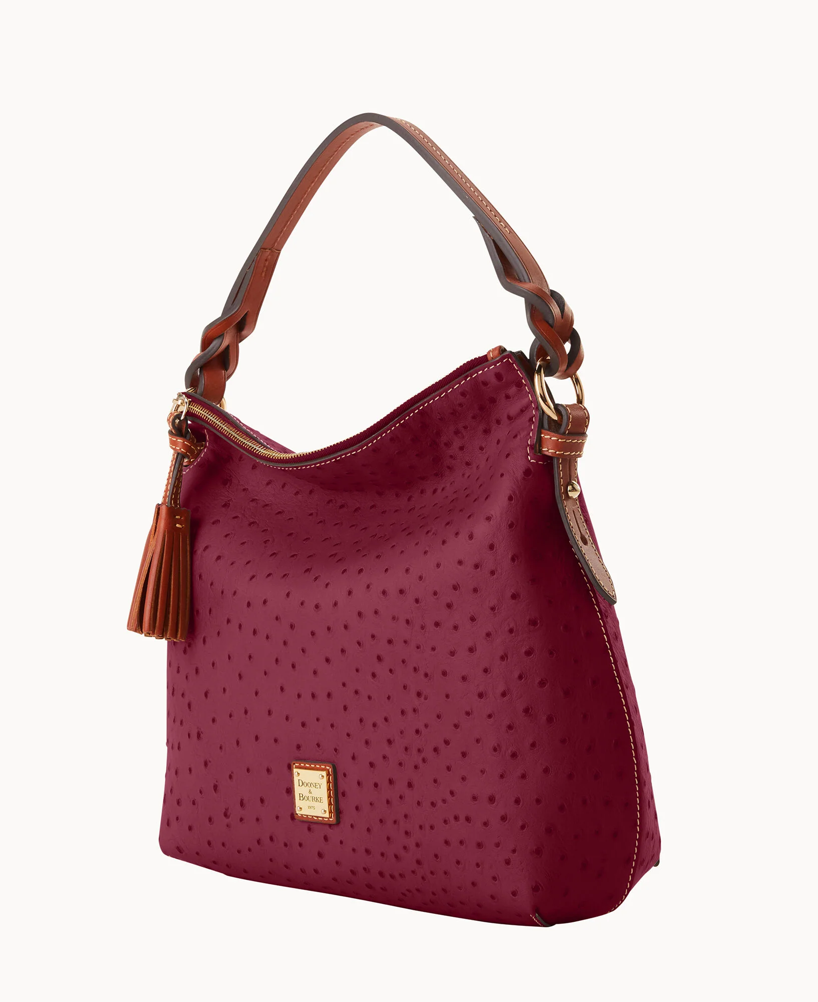 Ostrich Twist Strap Hobo - Image 58