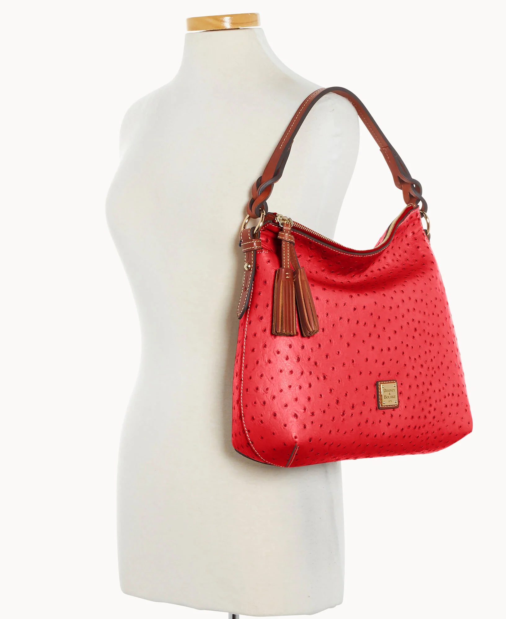 Ostrich Twist Strap Hobo - Image 64