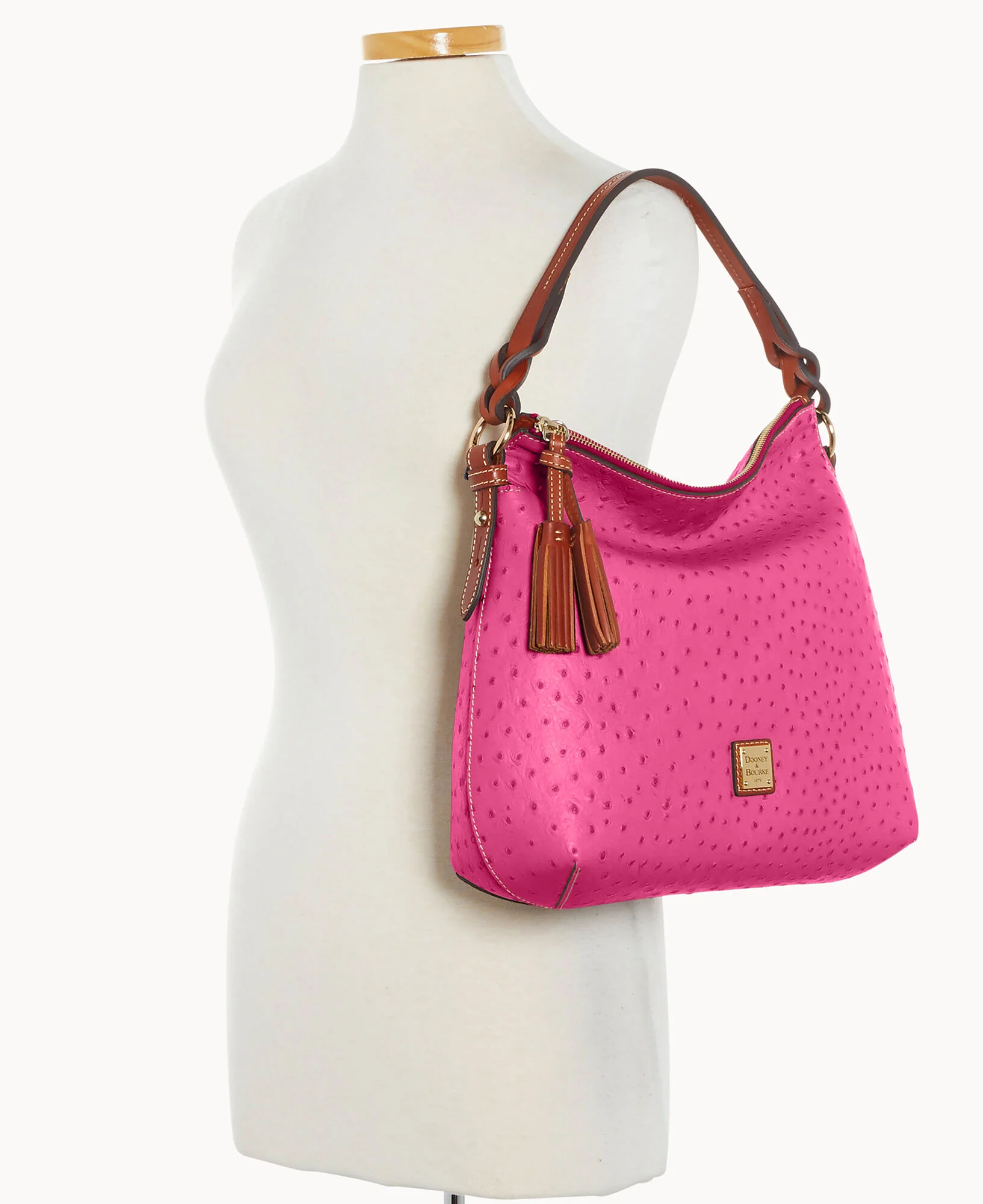 Ostrich Twist Strap Hobo - Image 68