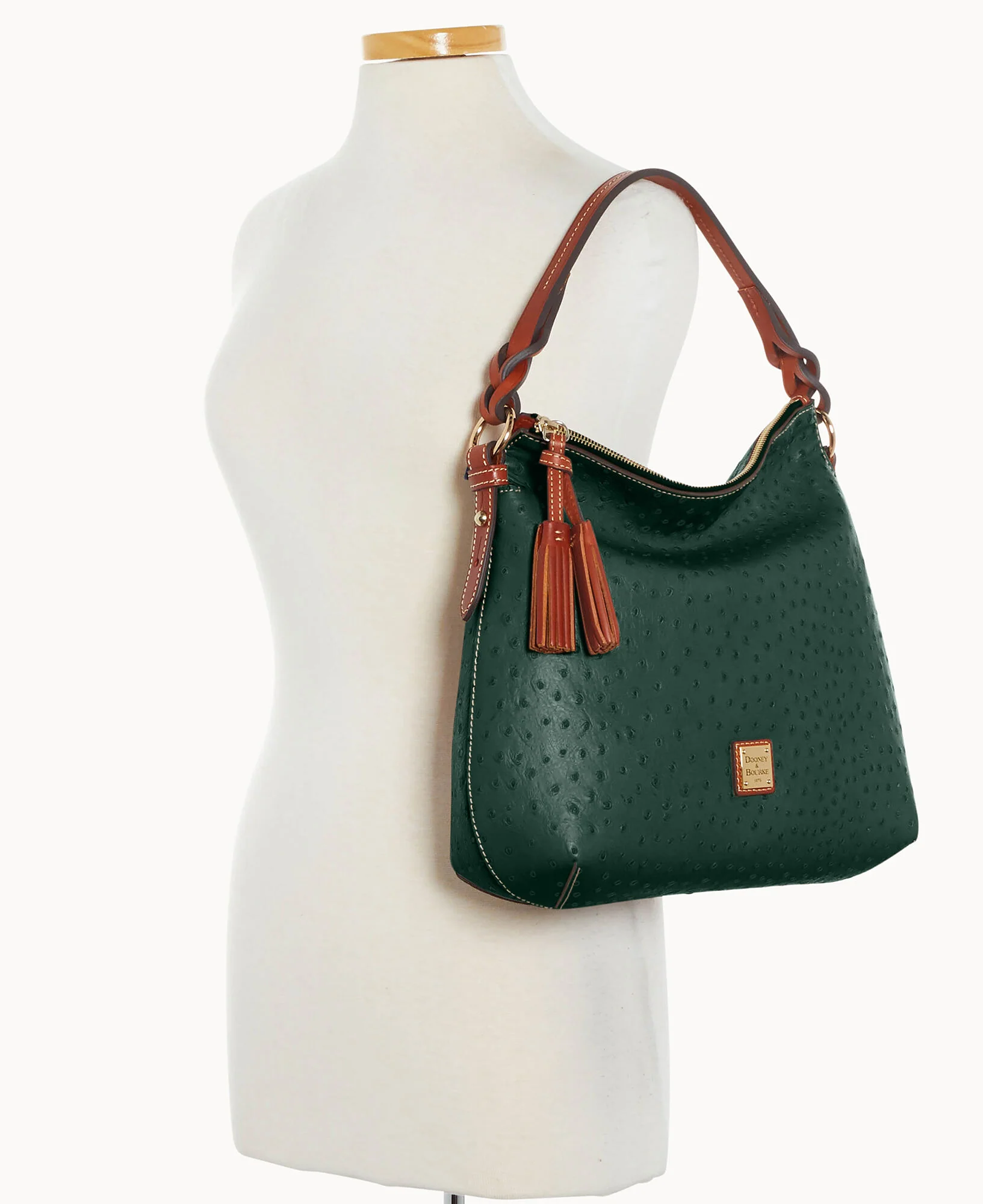 Ostrich Twist Strap Hobo - Image 72