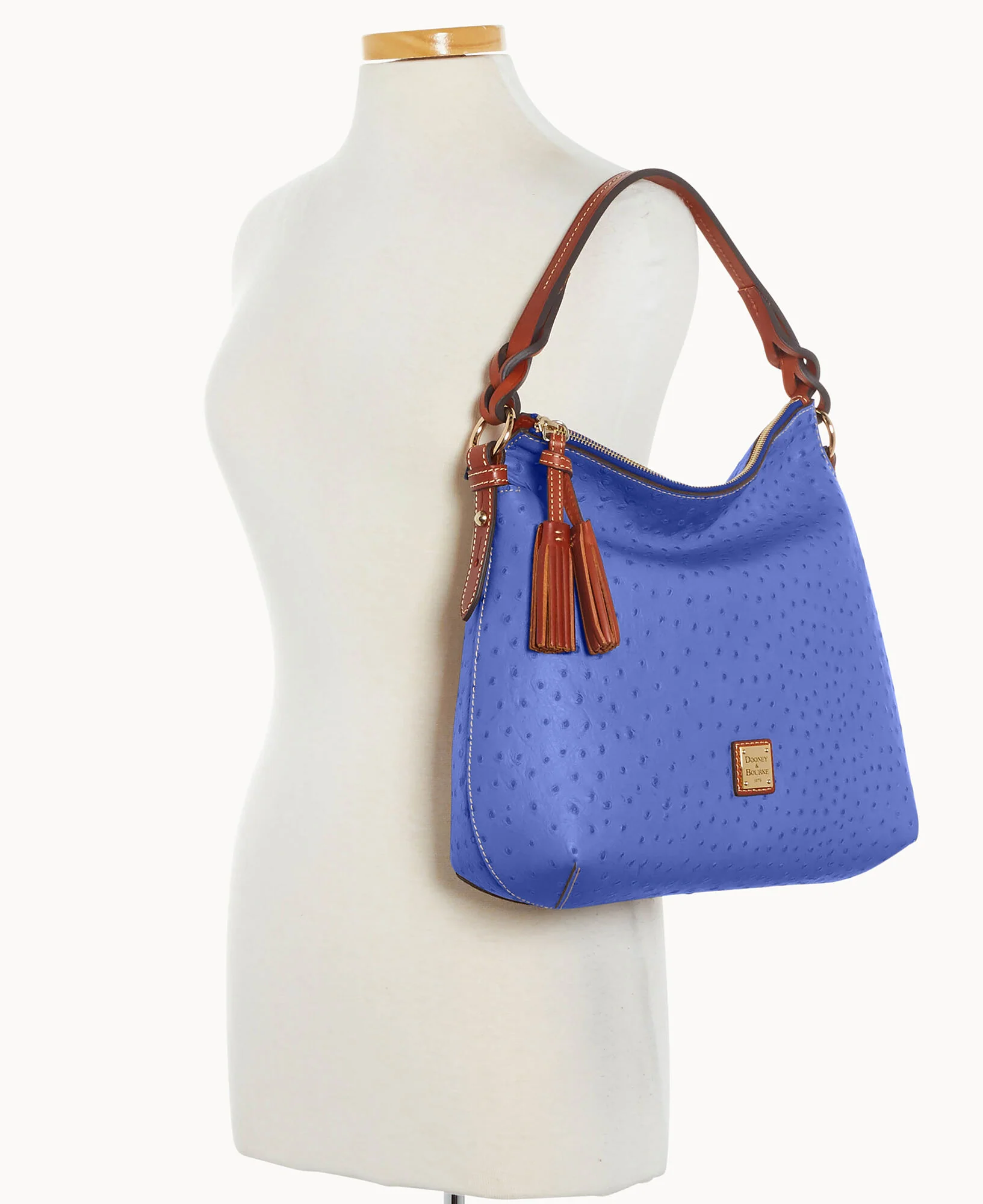 Ostrich Twist Strap Hobo - Image 76