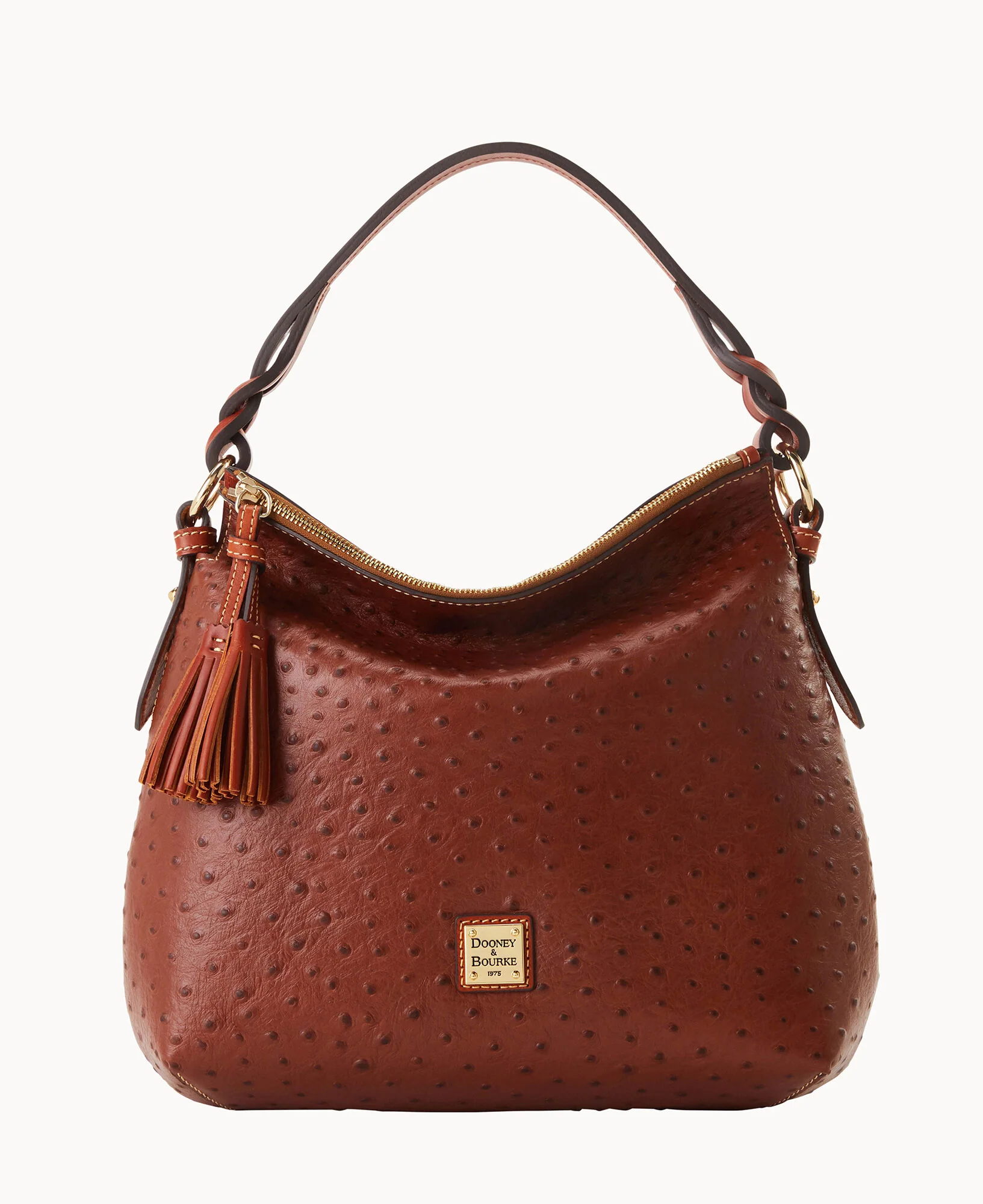 Ostrich Twist Strap Hobo - Image 9