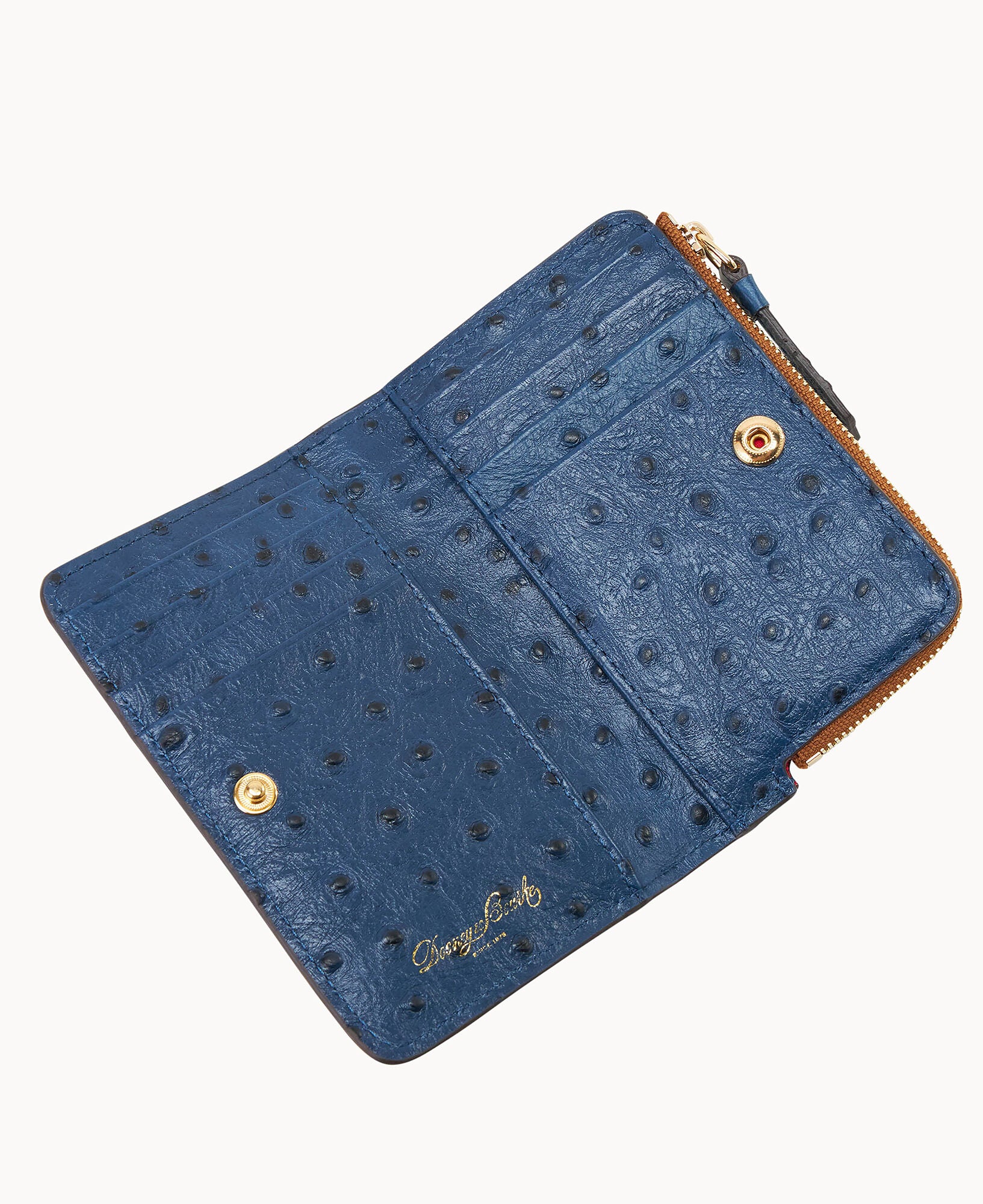 Ostrich Zip Credit Card Wallet 14 - Image 43