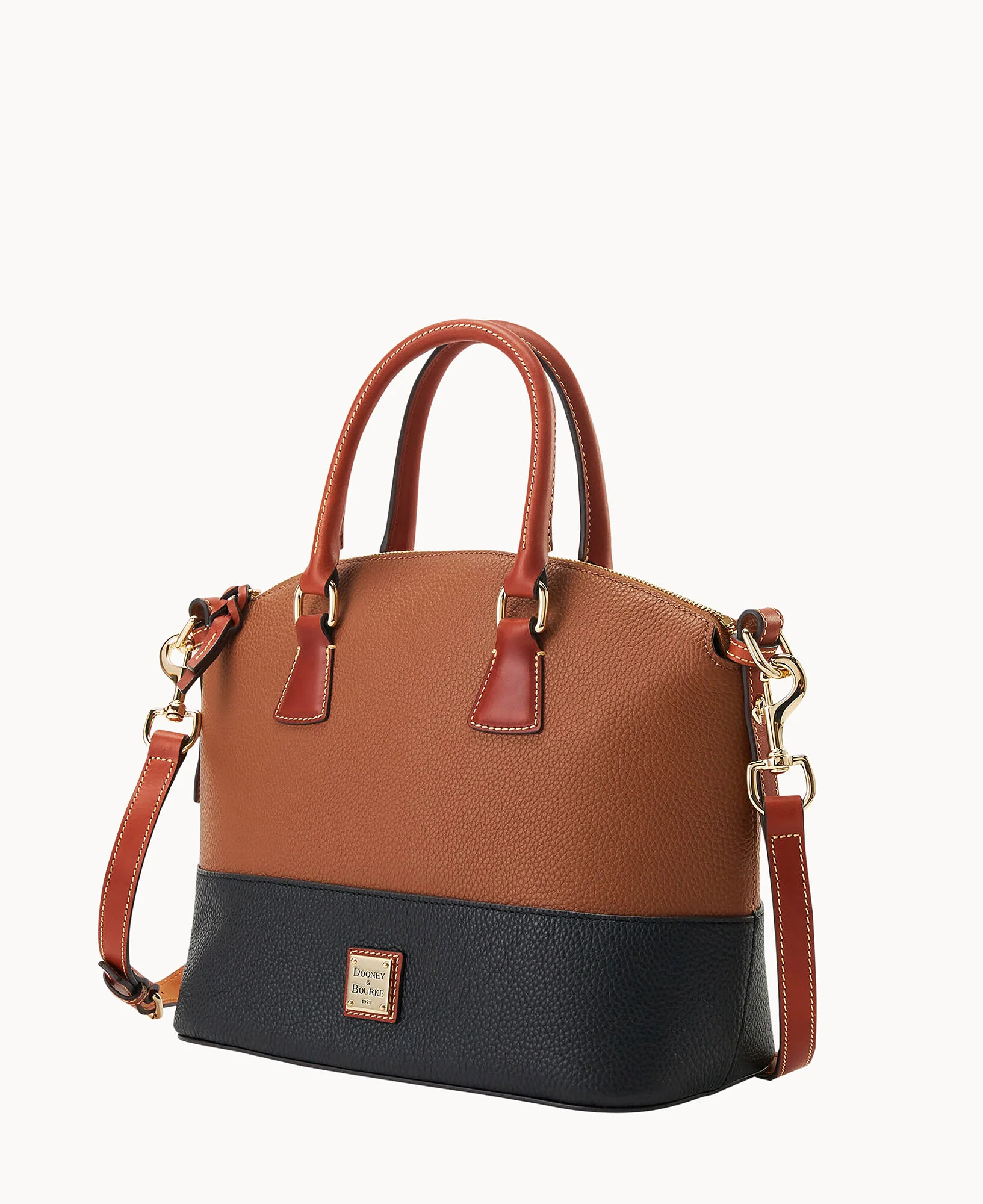 Pebble Color Block Domed Satchel - Image 27