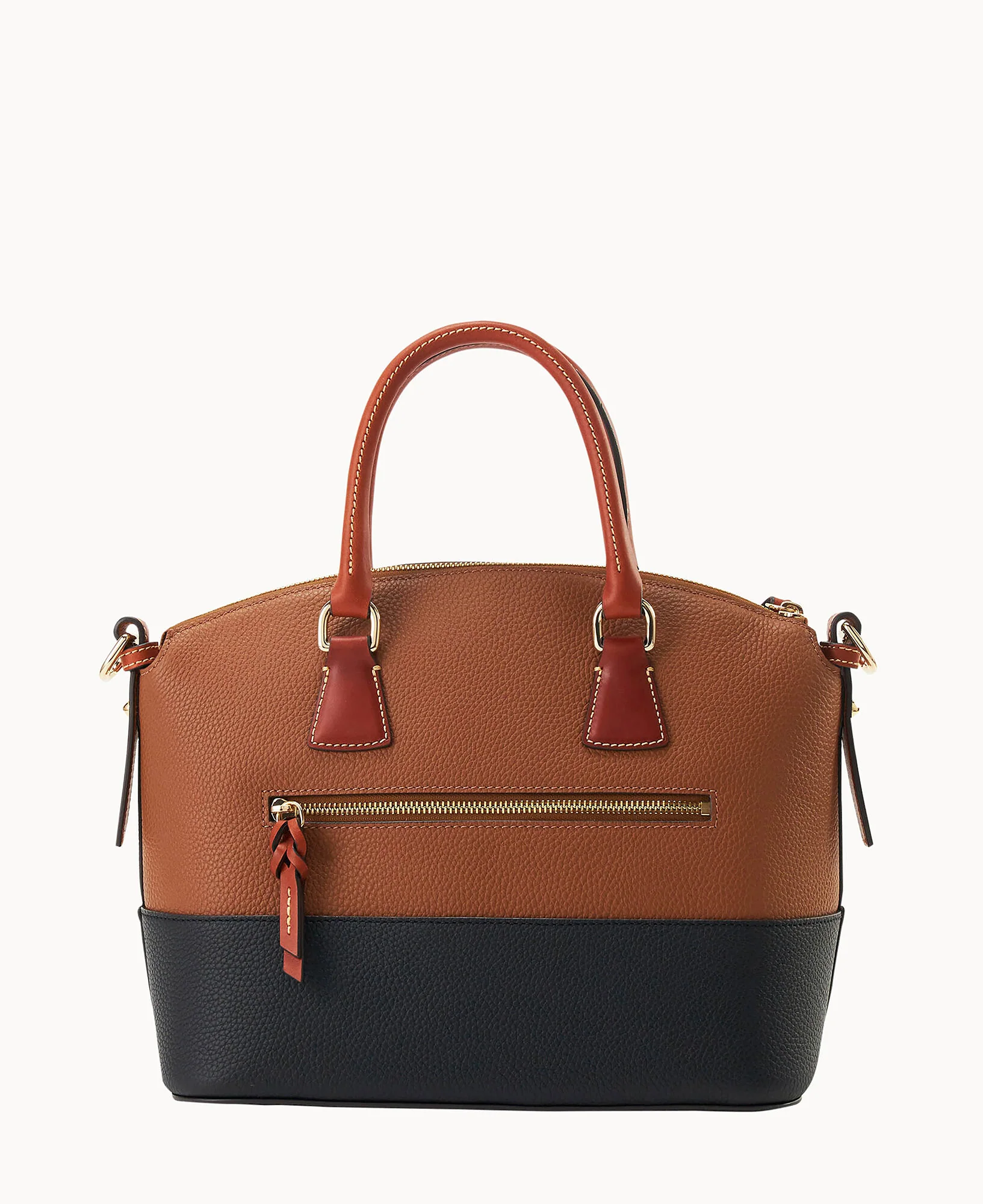 Pebble Color Block Domed Satchel - Image 29