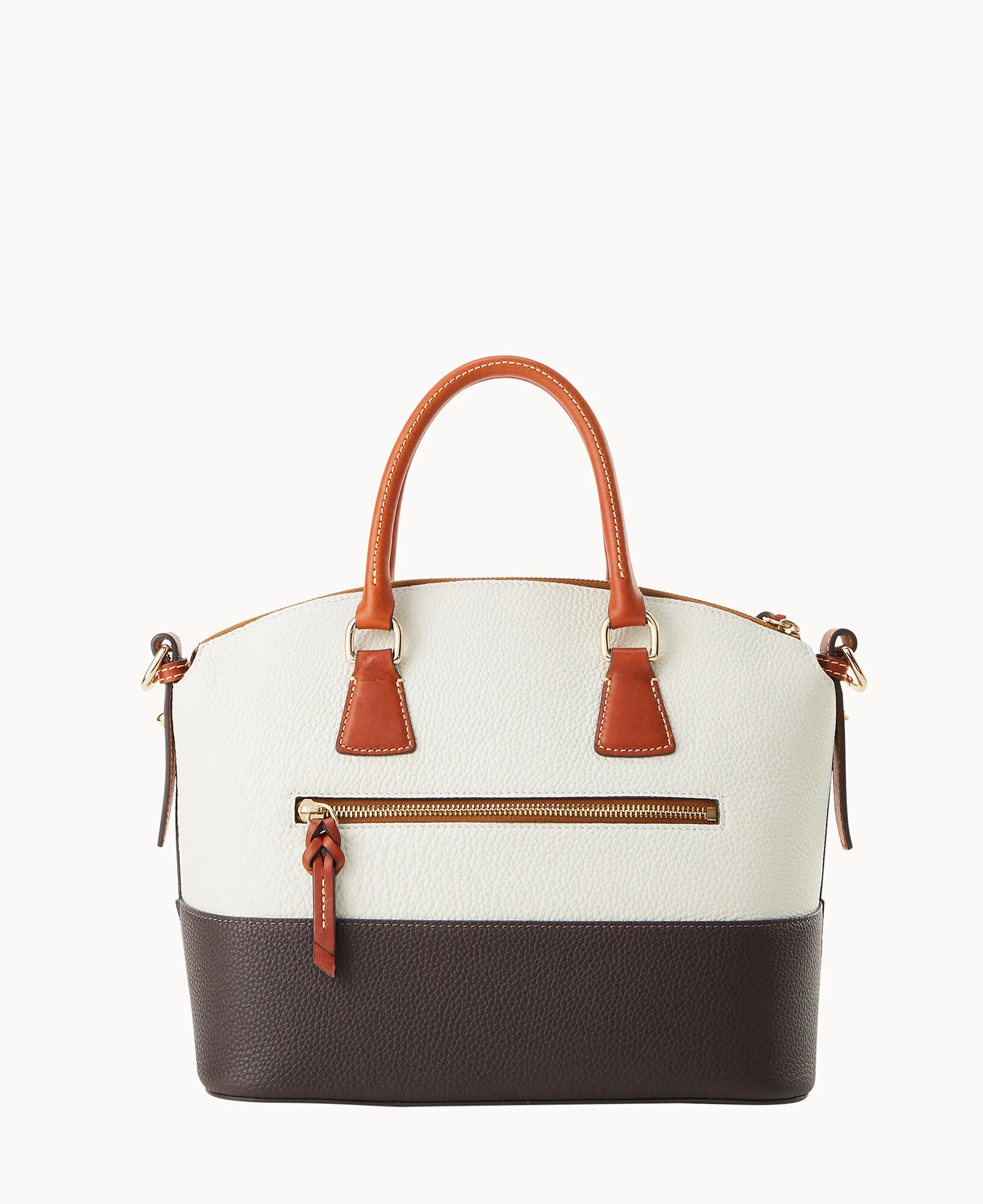 Pebble Color Block Domed Satchel - Image 9