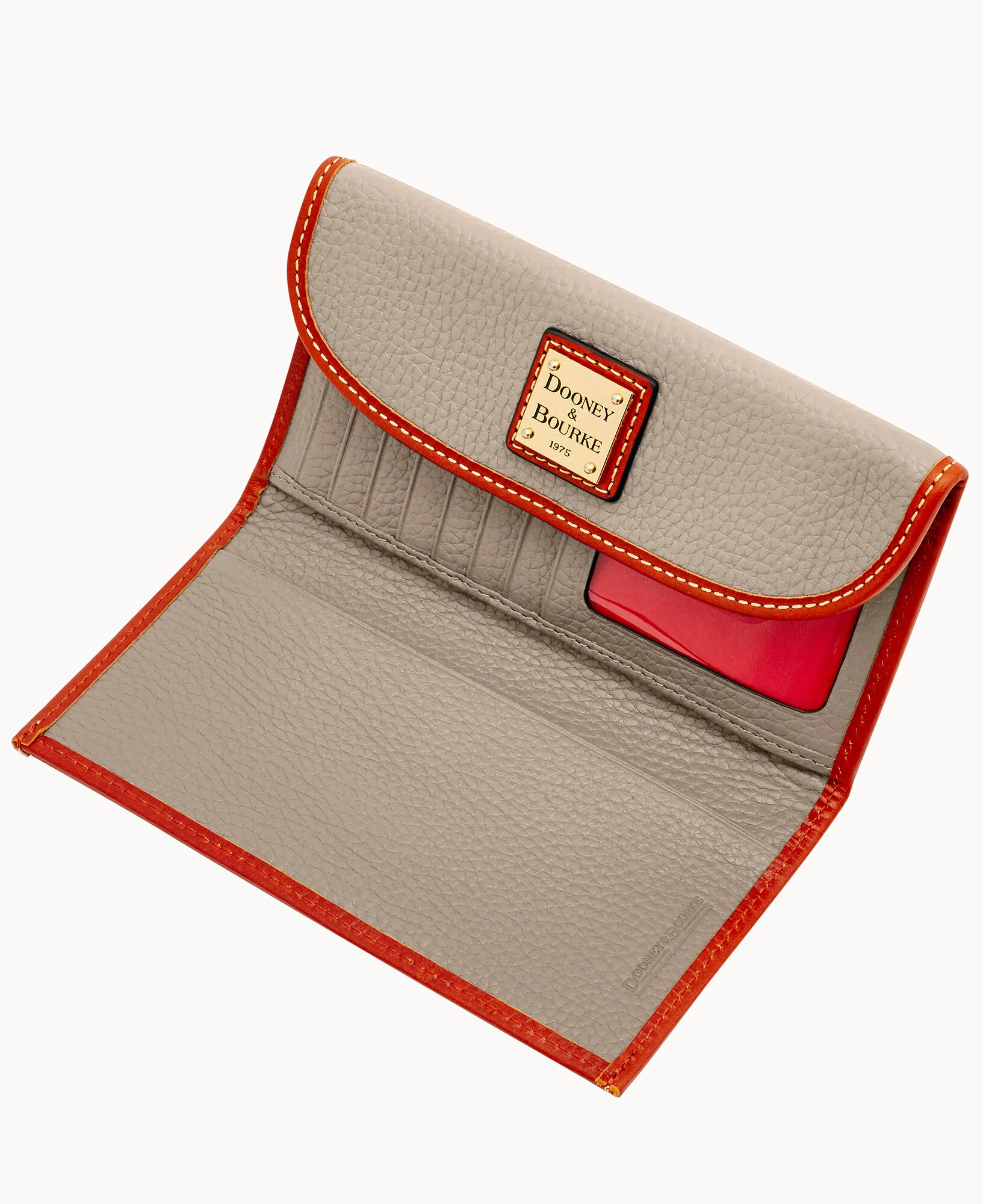 Pebble Grain Continental Clutch - Image 39