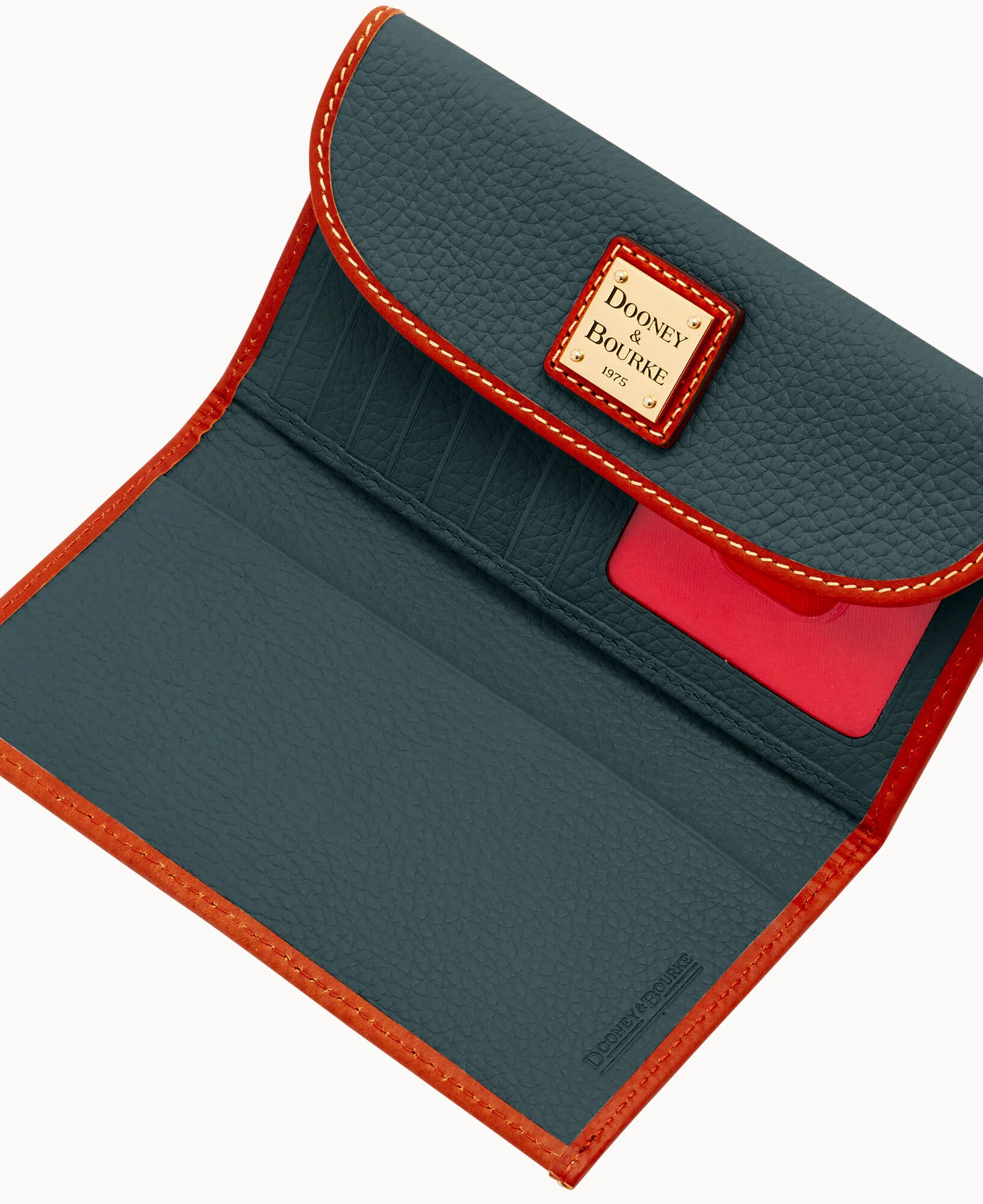 Pebble Grain Continental Clutch - Image 63