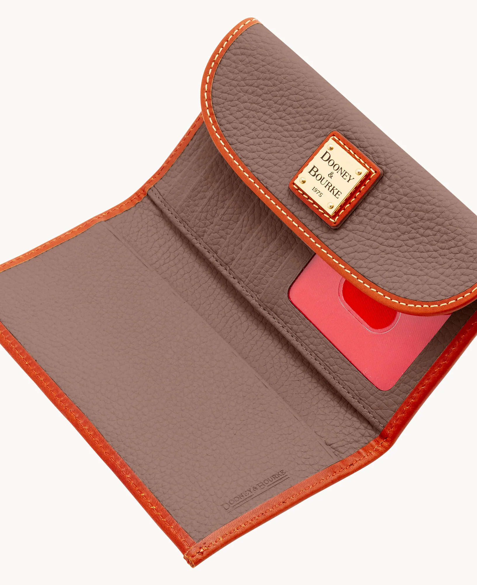 Pebble Grain Continental Clutch - Image 75