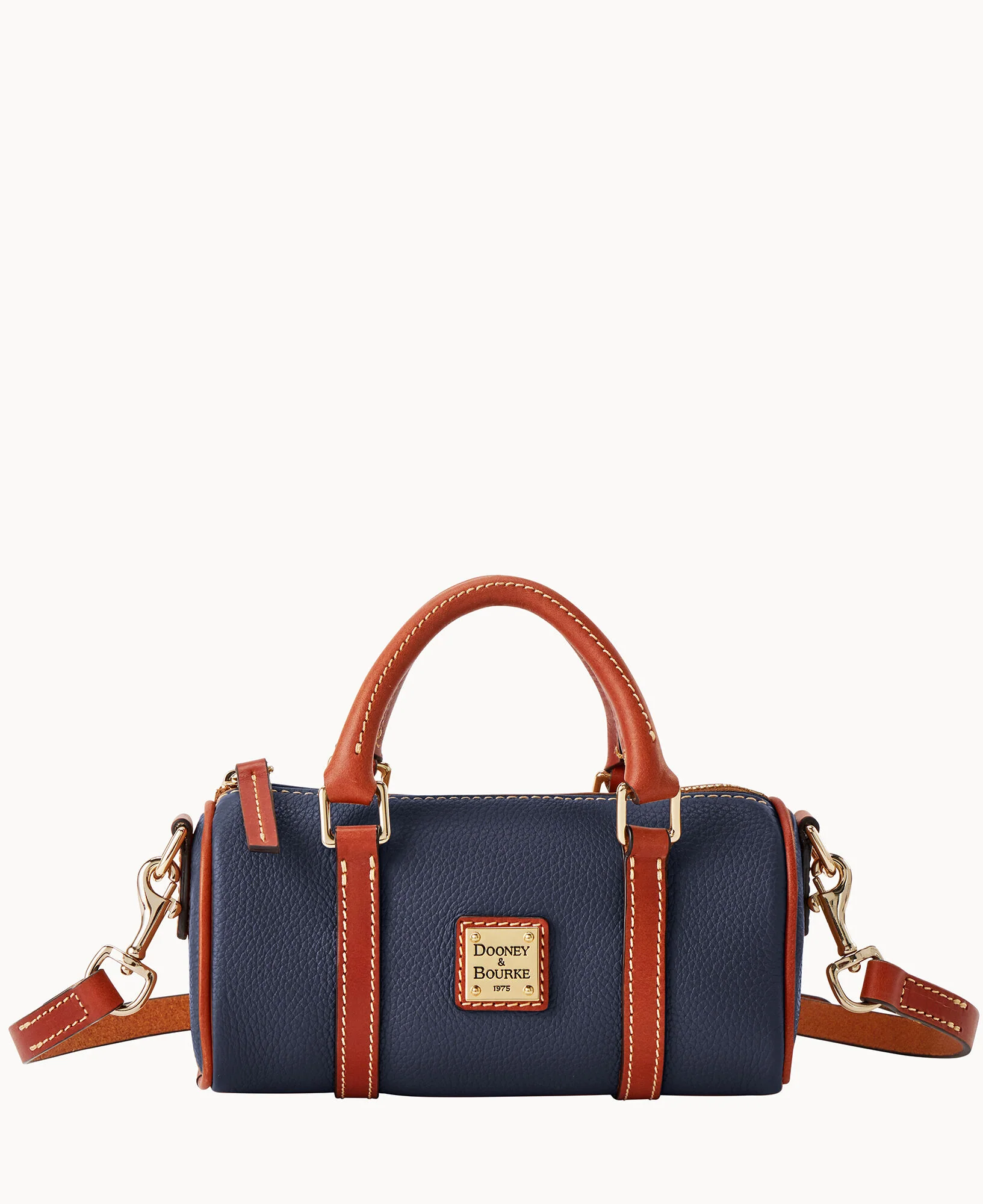 Pebble Grain Crossbody Barrel Satchel 20 - Image 17