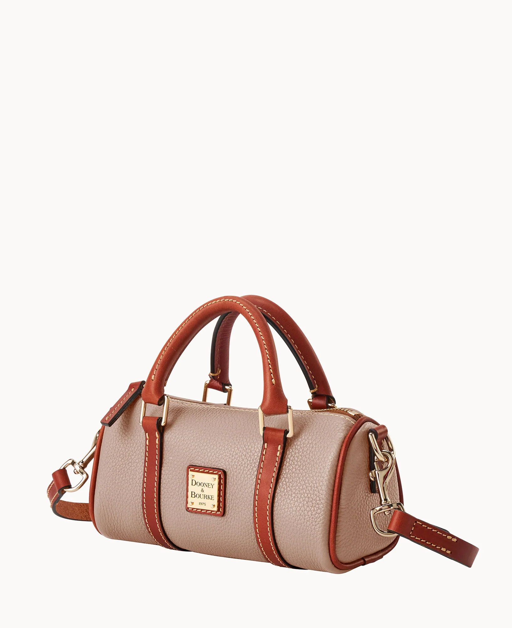 Pebble Grain Crossbody Barrel Satchel 20 - Image 26