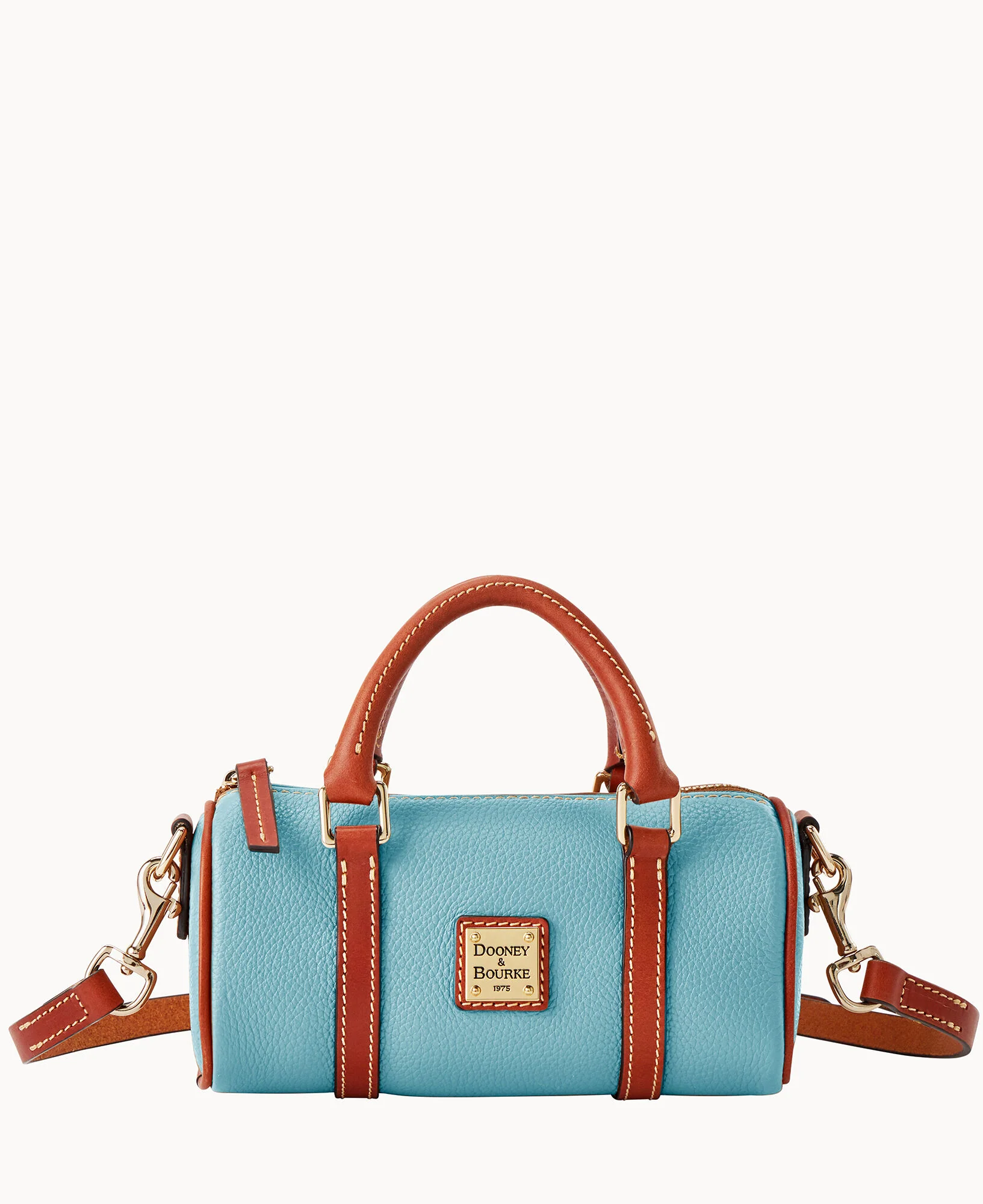 Pebble Grain Crossbody Barrel Satchel 20 - Image 29