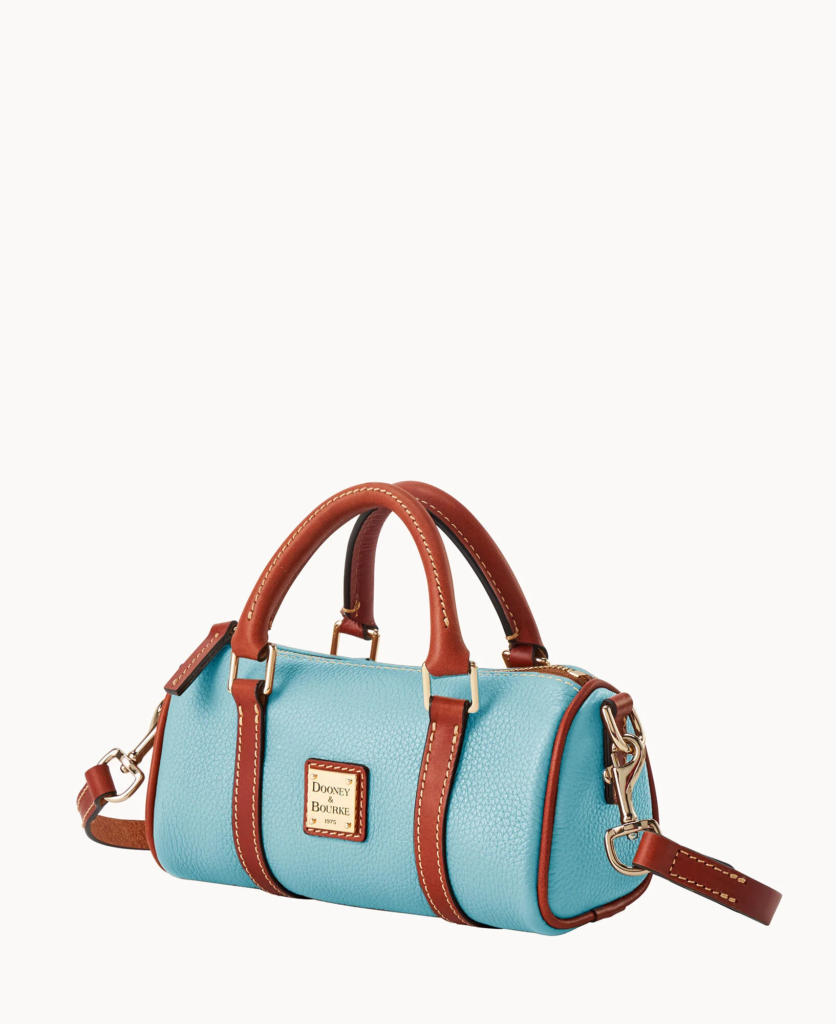 Pebble Grain Crossbody Barrel Satchel 20 - Image 30