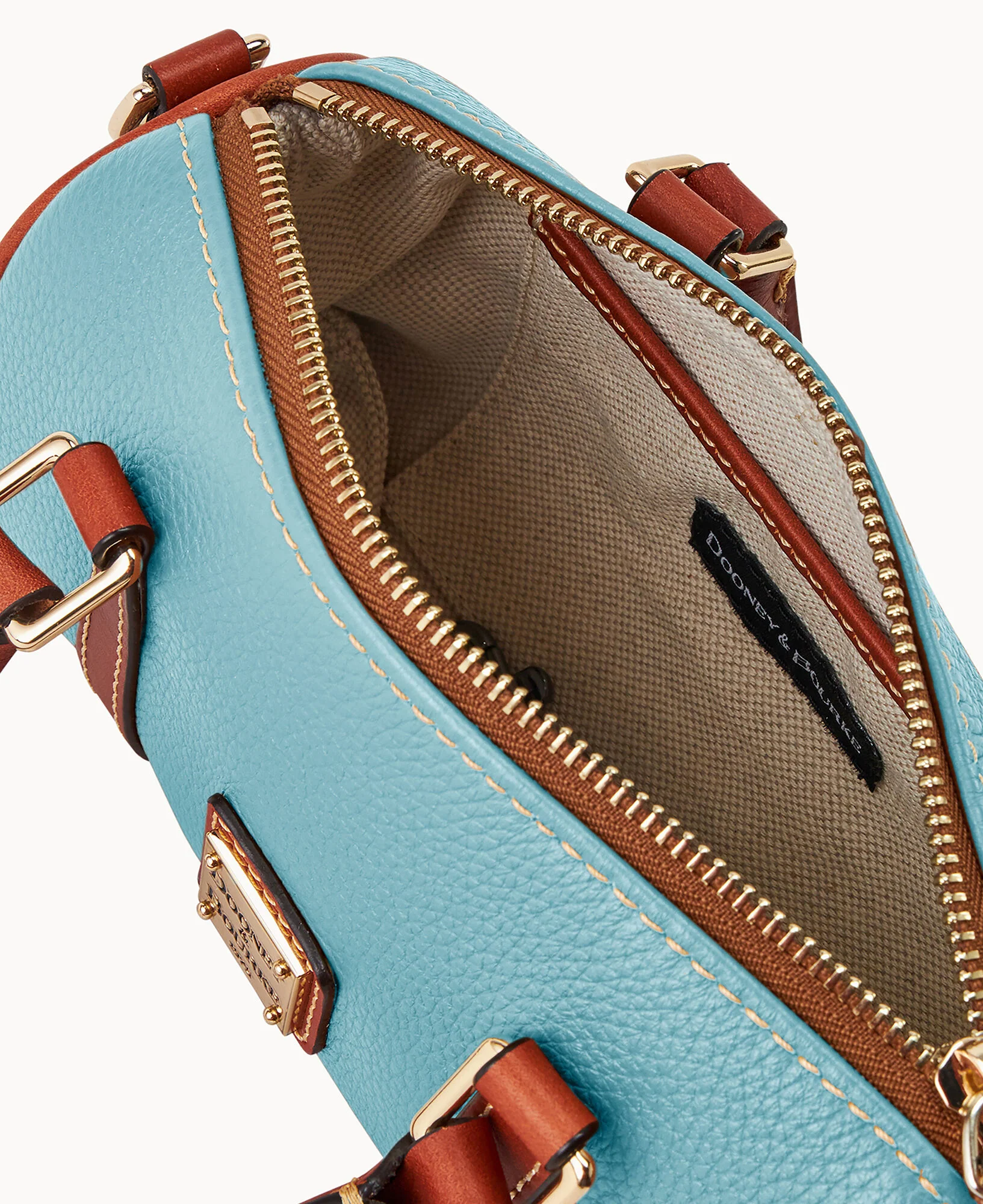 Pebble Grain Crossbody Barrel Satchel 20 - Image 31