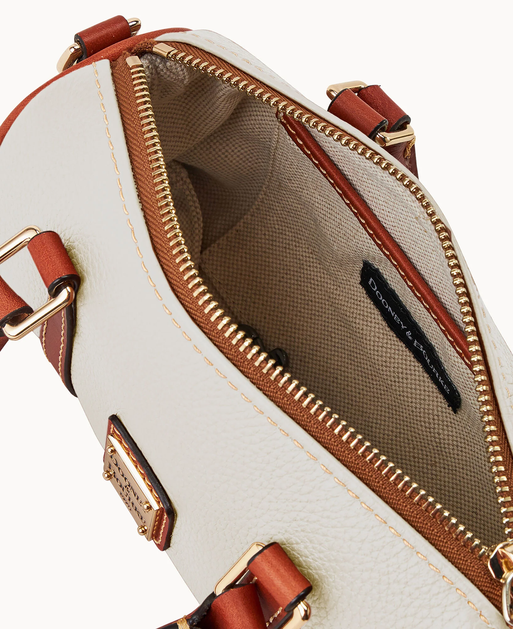 Pebble Grain Crossbody Barrel Satchel 20 - Image 7