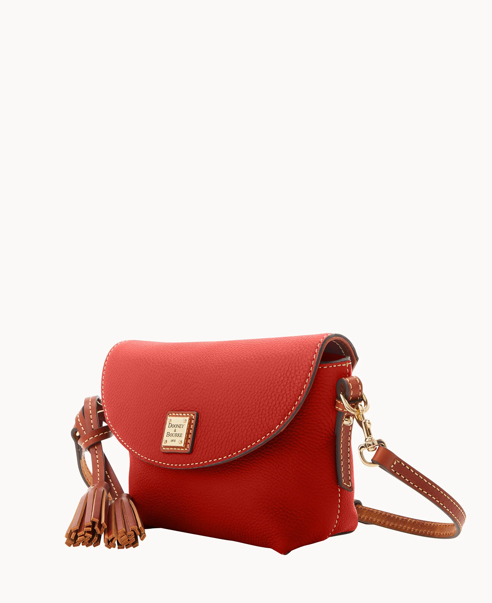 Pebble Grain Crossbody Saddle Bag - Image 106